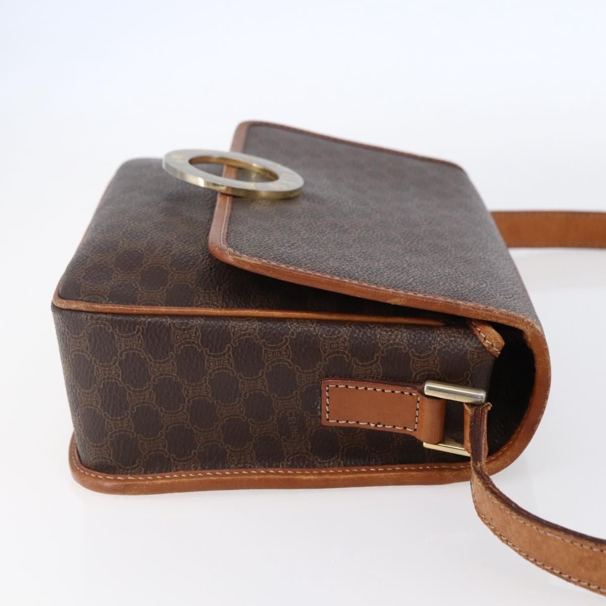 Celine Celine Vintage Macadam Circle Logo Canvas and Leather Size ONE SIZE - 4 Thumbnail