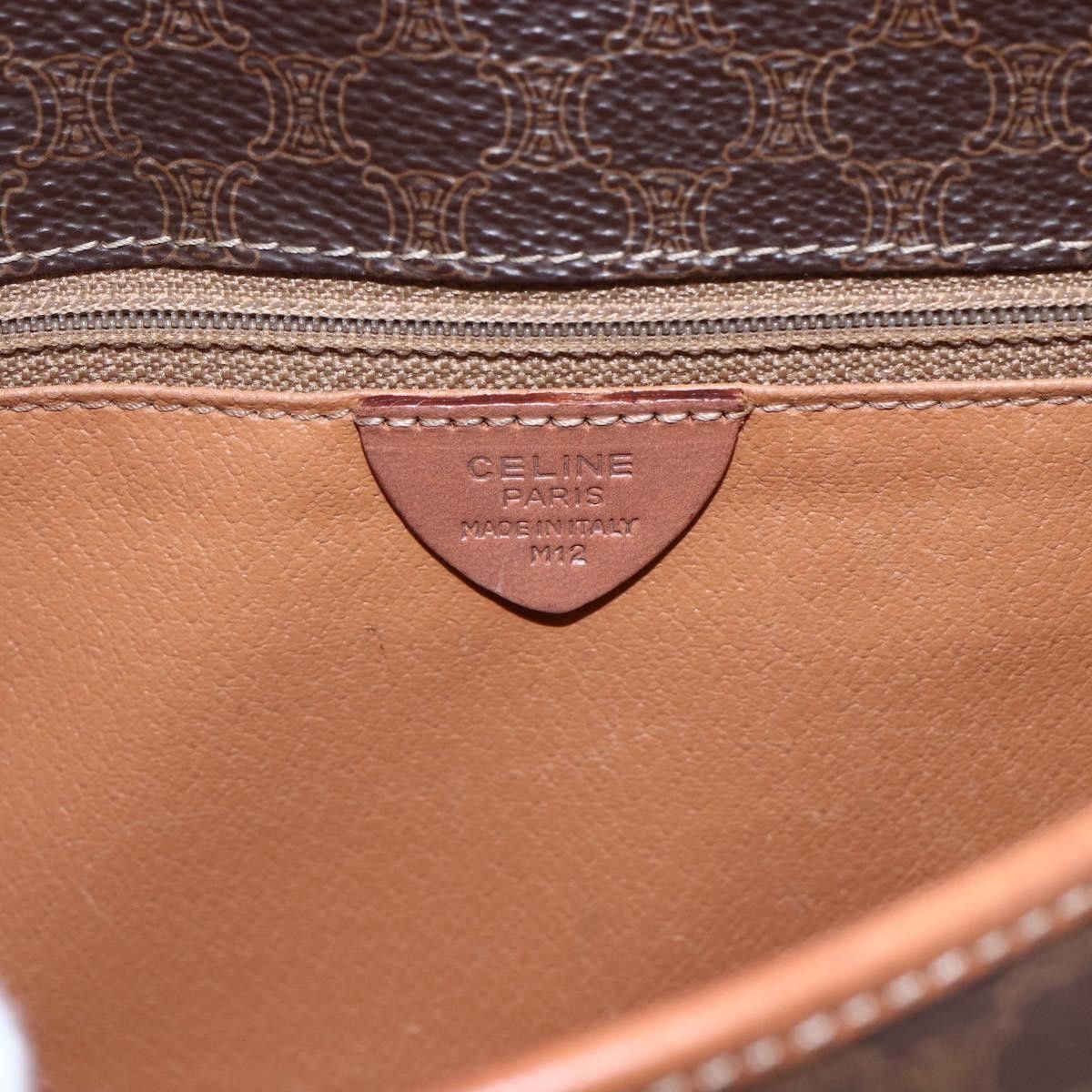 Celine Celine Vintage Macadam Circle Logo Canvas and Leather Size ONE SIZE - 6 Thumbnail