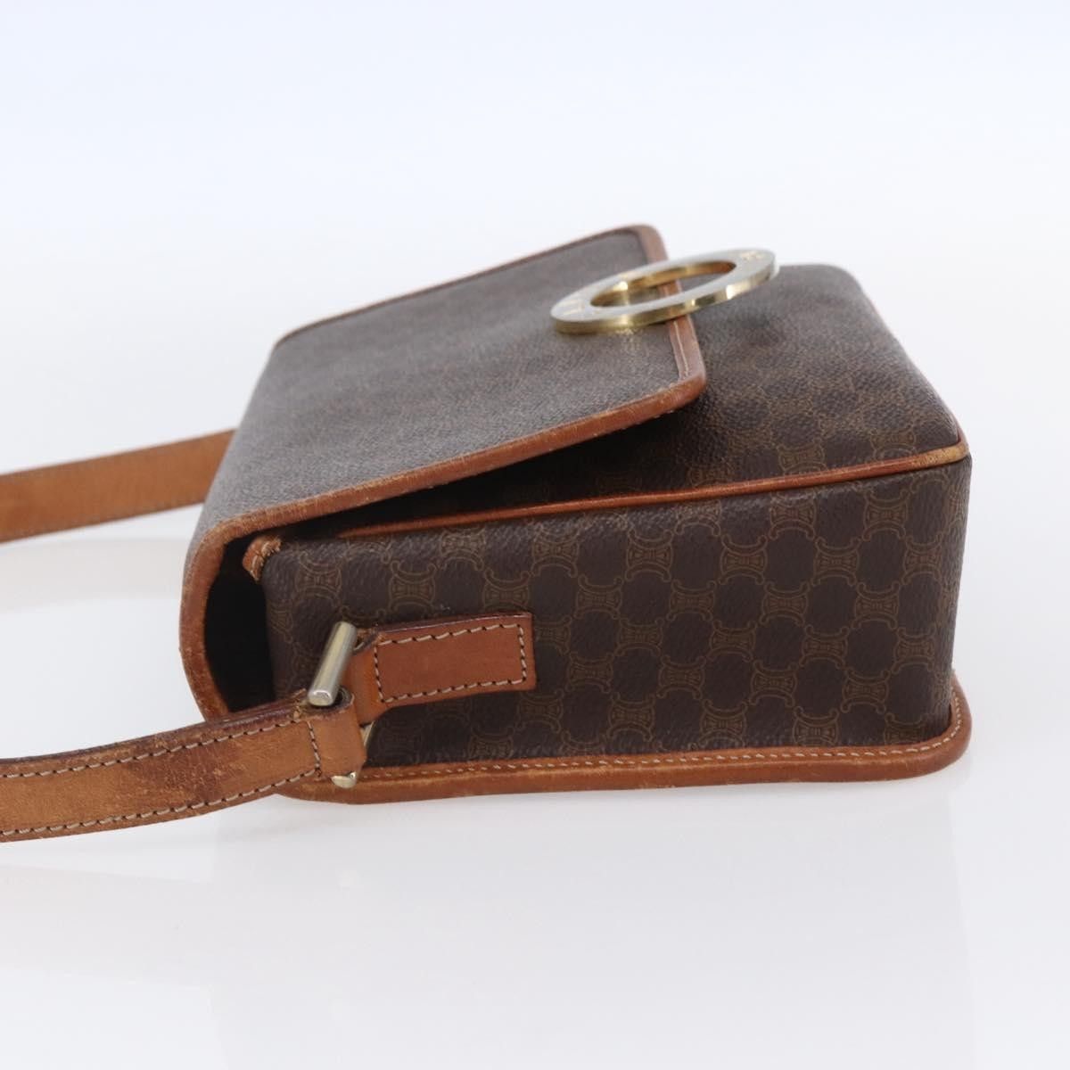 Celine Celine Vintage Macadam Circle Logo Canvas and Leather Size ONE SIZE - 3 Thumbnail