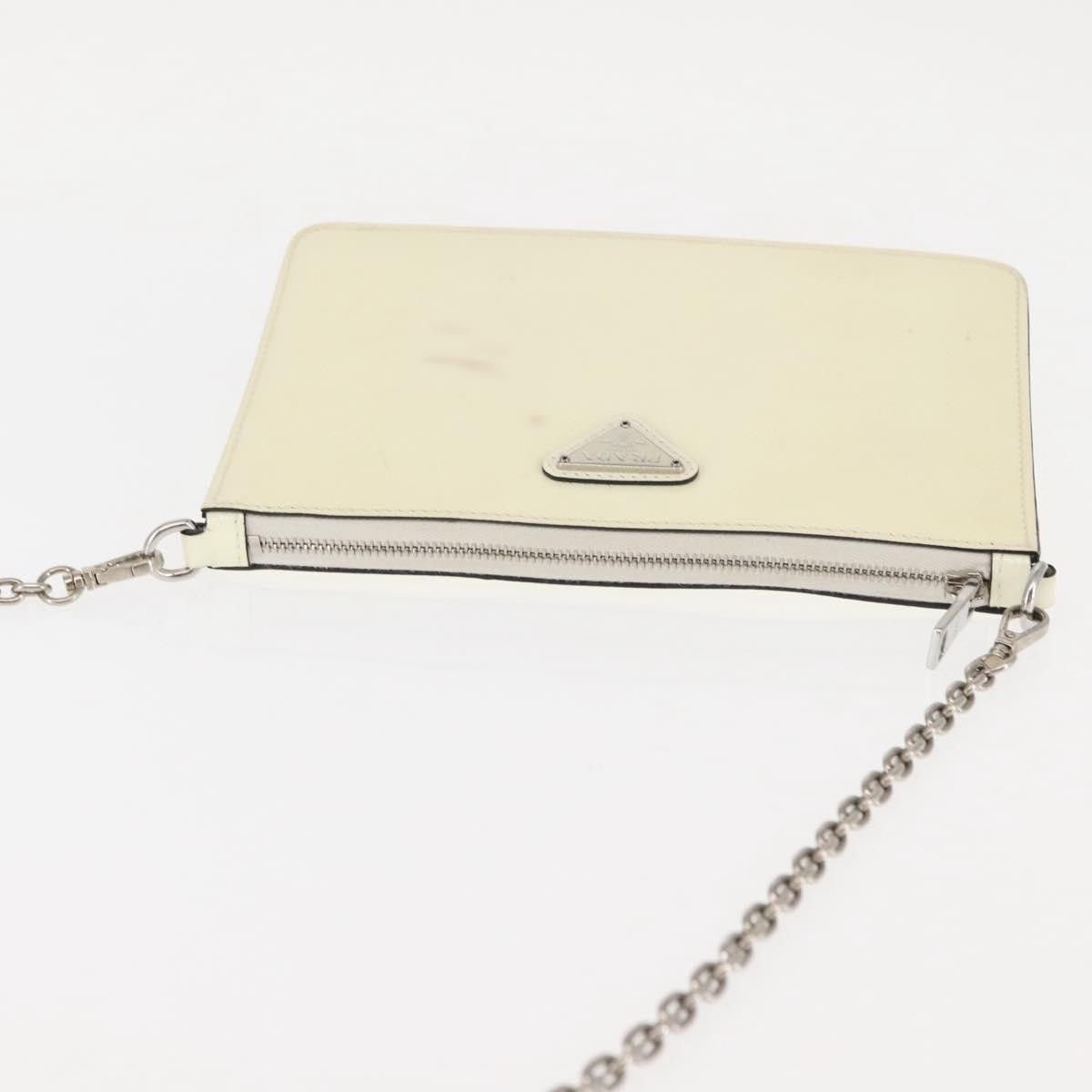 Prada Prada Chain Crossbody Bag Vernice Saffiano Leather Size ONE SIZE - 17 Thumbnail