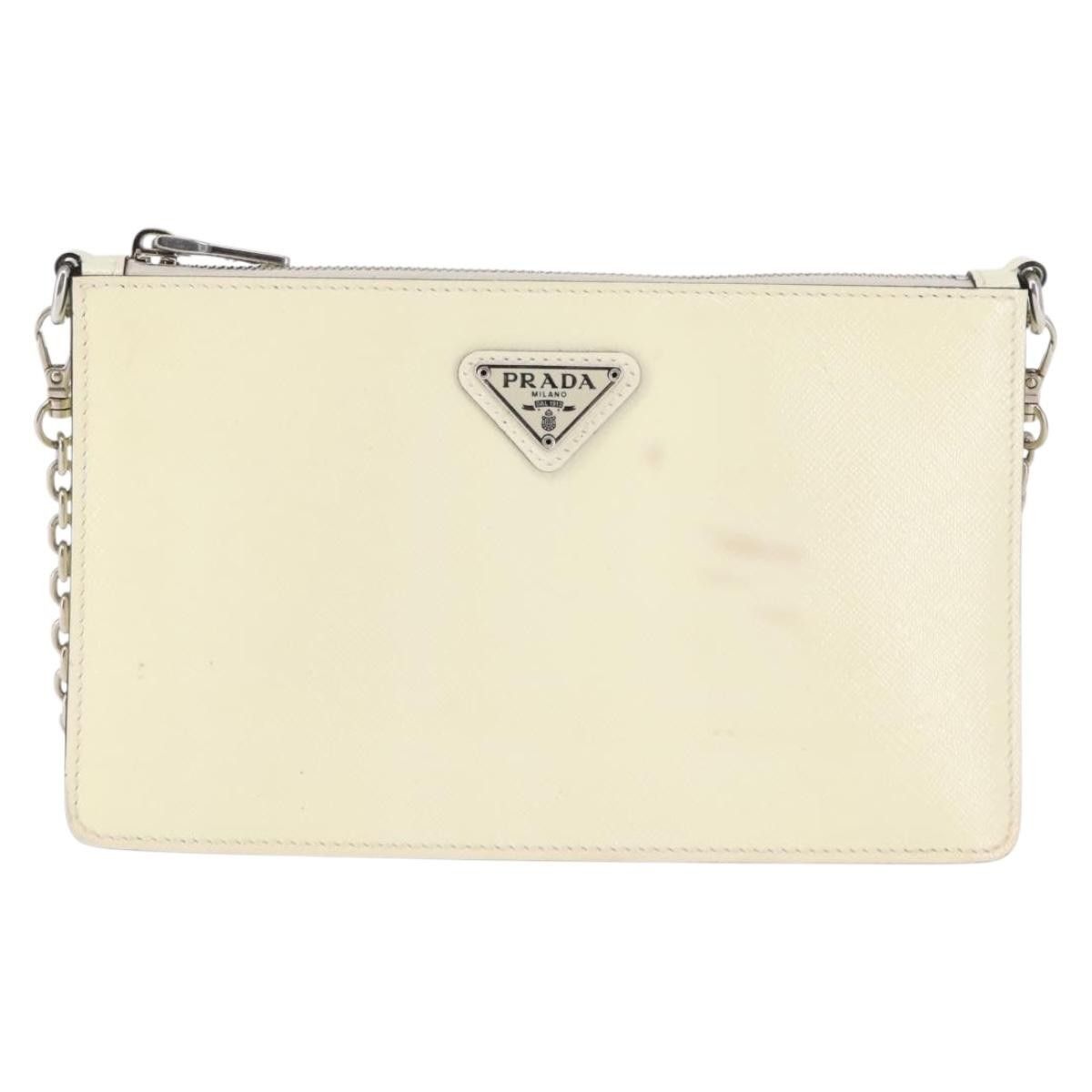 Prada Prada Chain Crossbody Bag Vernice Saffiano Leather Size ONE SIZE - 22 Thumbnail