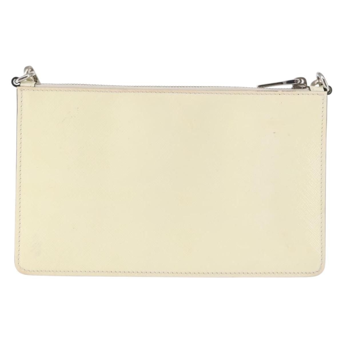 Prada Prada Chain Crossbody Bag Vernice Saffiano Leather Size ONE SIZE - 2 Thumbnail