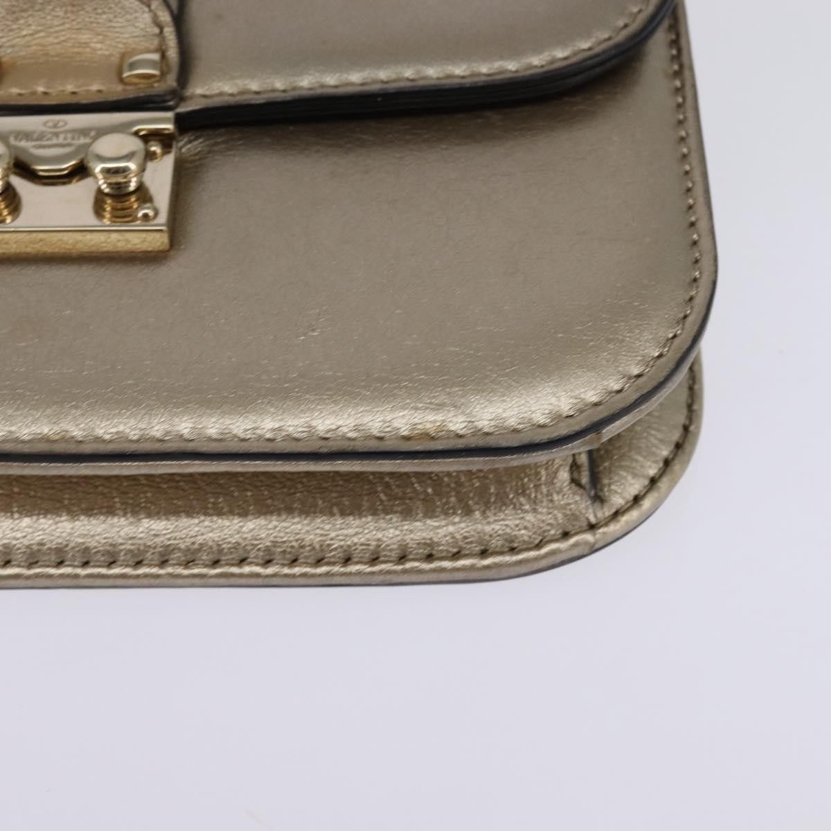 Valentino Valentino Garavani Glam Lock Shoulder Bag Leather Size ONE SIZE - 12 Thumbnail