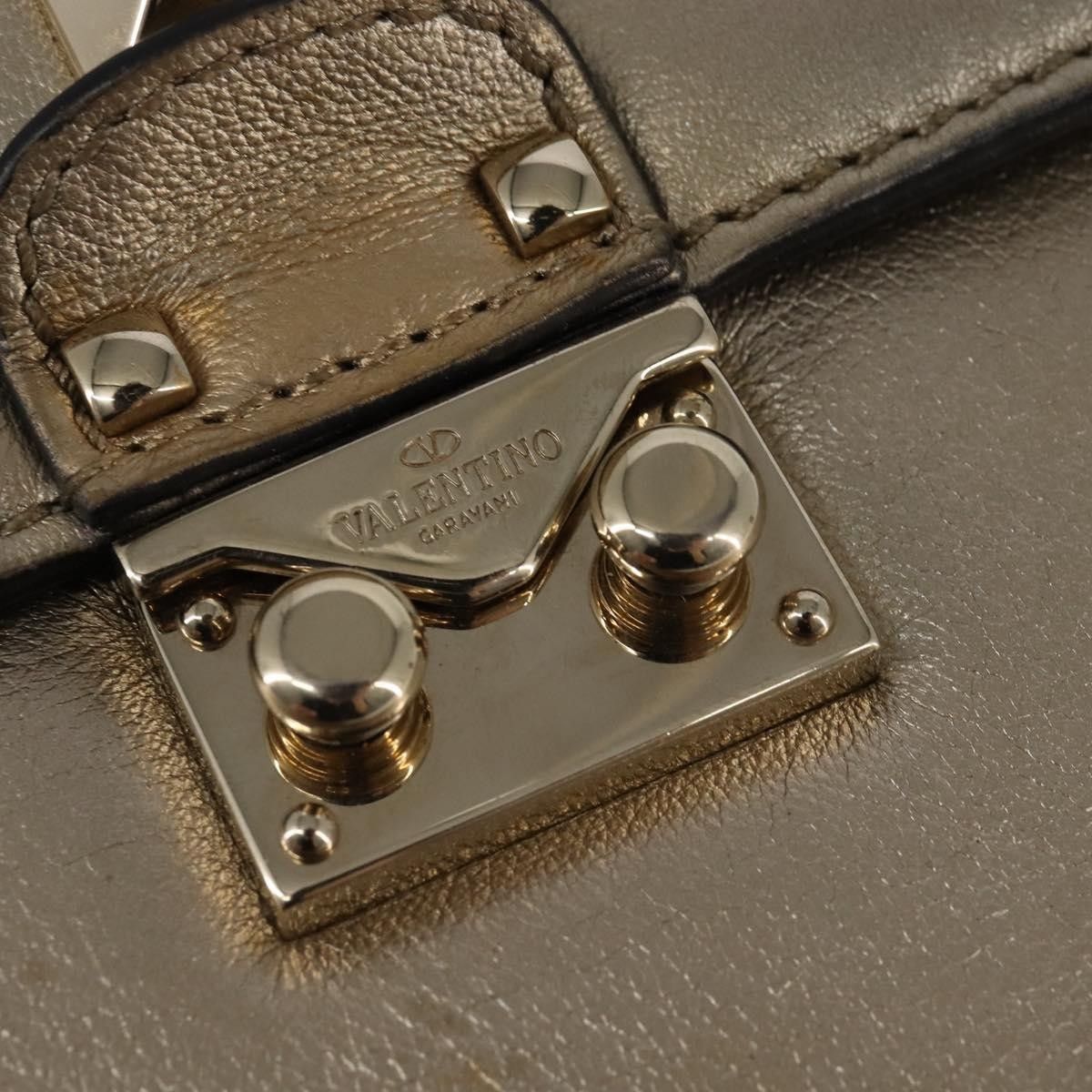 Valentino Valentino Garavani Glam Lock Shoulder Bag Leather Size ONE SIZE - 20 Thumbnail