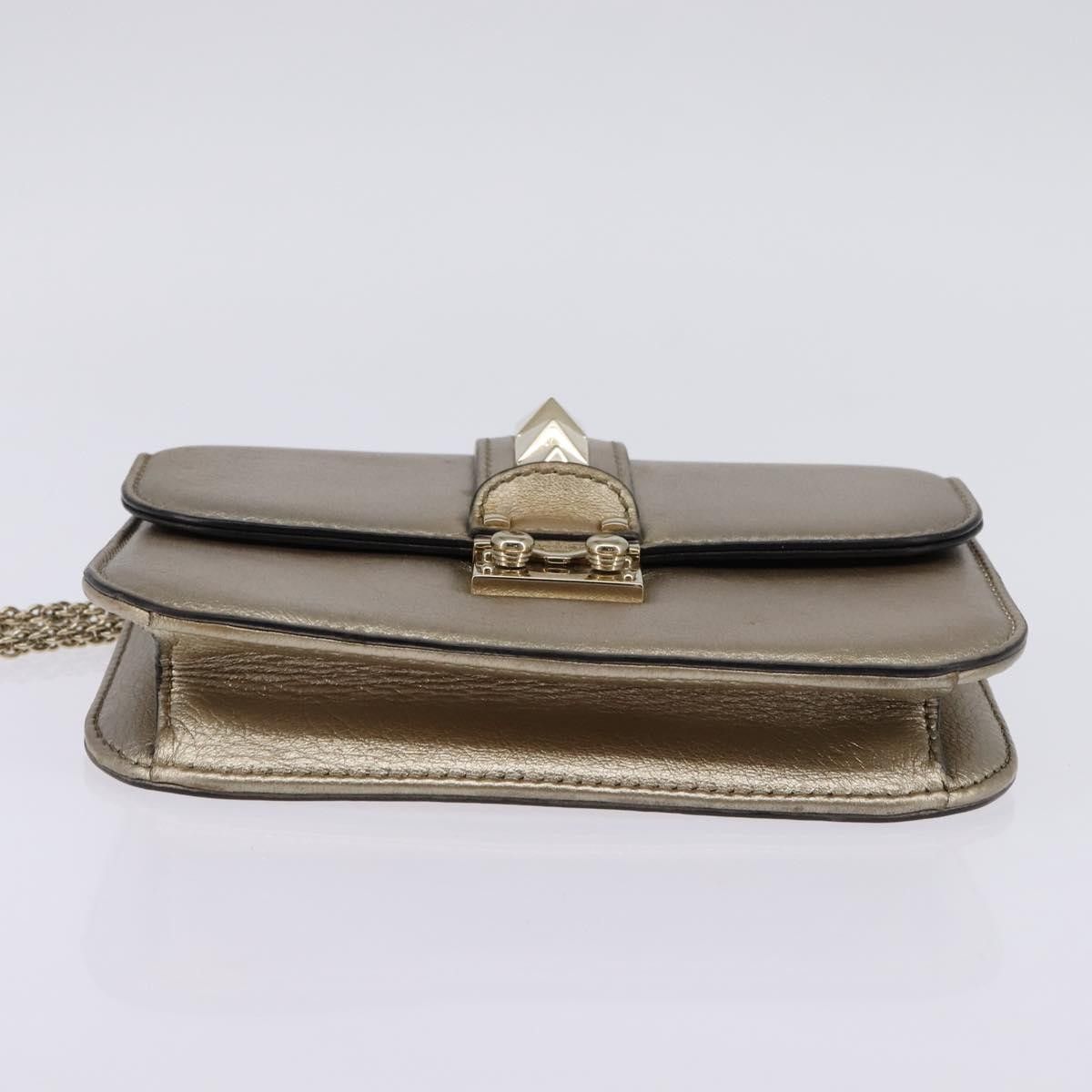 Valentino Valentino Garavani Glam Lock Shoulder Bag Leather Size ONE SIZE - 15 Thumbnail