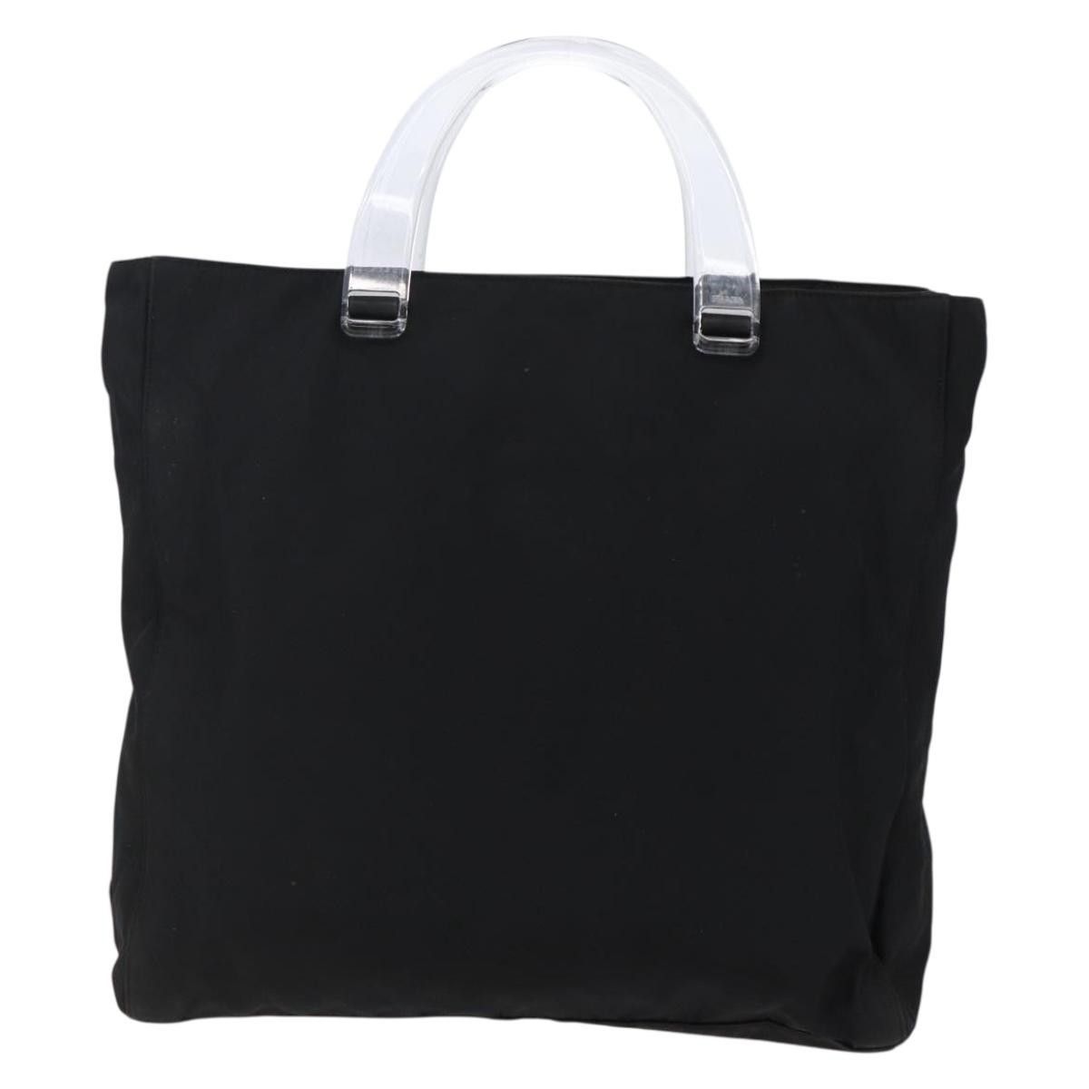 Prada Prada Resin Handle Tote Tessuto Size ONE SIZE - 19 Thumbnail