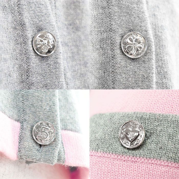 Chanel Chanel Chanel P80246 100% Cashmere Cardigan Others Tops P80246 DUTY FREE for USA Size ONE SIZE - 5 Thumbnail