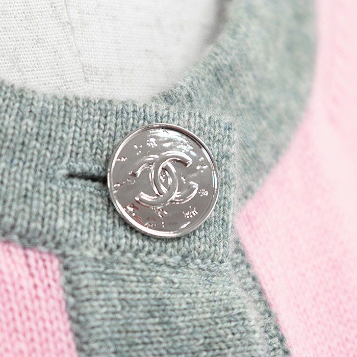 Chanel Chanel Chanel P80246 100% Cashmere Cardigan Others Tops P80246 DUTY FREE for USA Size ONE SIZE - 3 Thumbnail