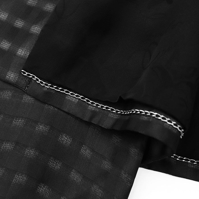 Chanel Chanel Chanel 09P P35576 100% Silk Check Jacket Others Outerwear P35576 DUTY FREE for USA Size ONE SIZE - 15 Thumbnail