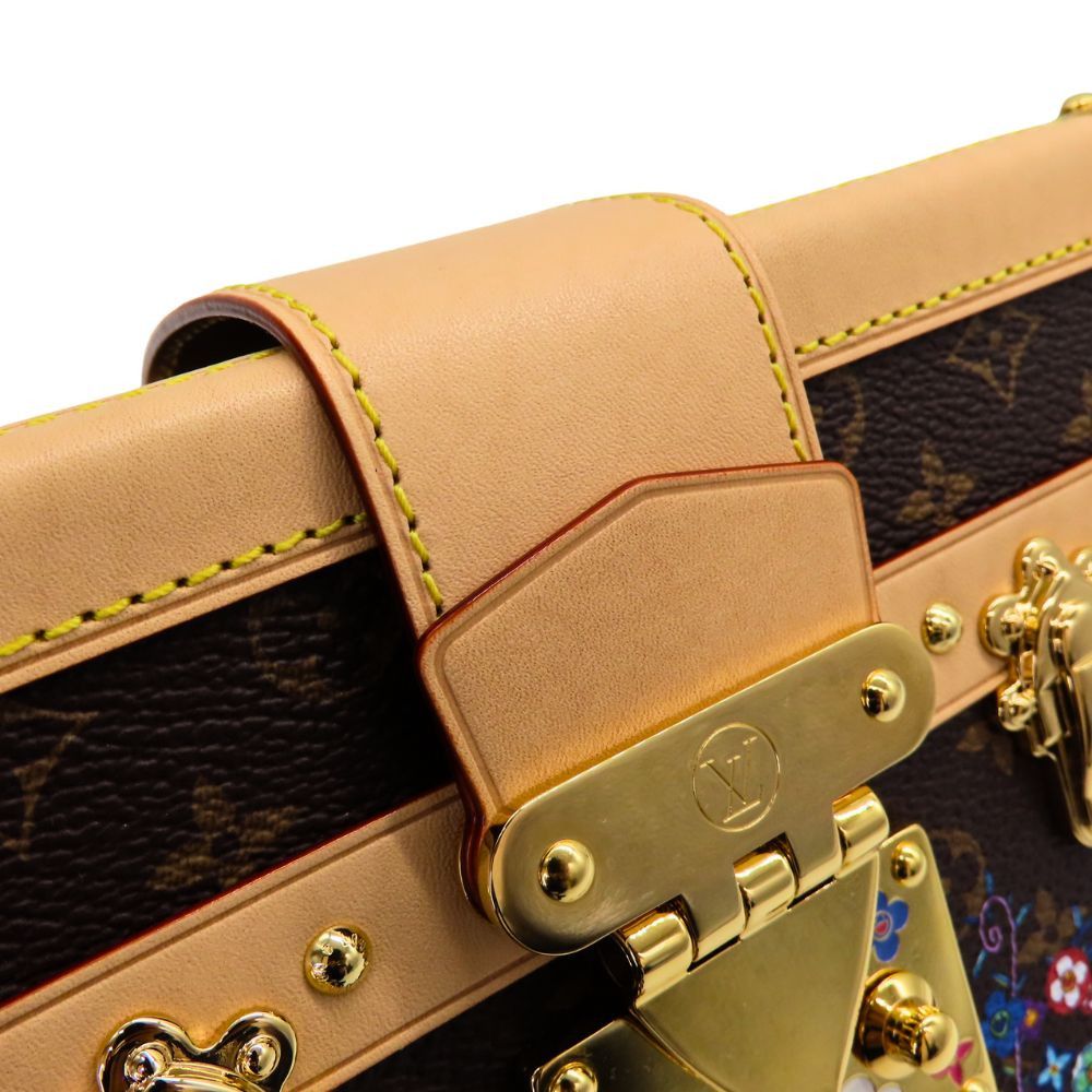Louis Vuitton Louis Vuitton Louis Vuitton Petite Malle Monogram Shoulder Bag Limited Canvas Shoulder Bag M13667 DUTY FREE for USA Size ONE SIZE - 7 Thumbnail