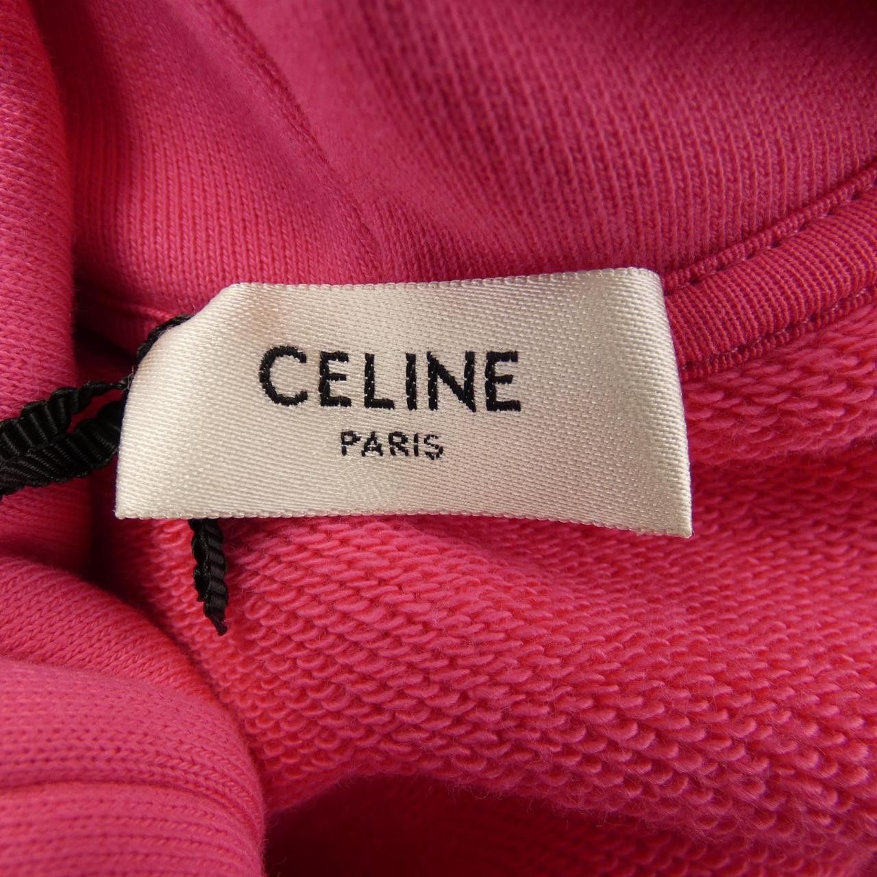 Celine Celine Celine 2Y499052H Hoodie Cotton Sweatshirts & Hoodies 2Y499052H DUTY FREE for USA Size ONE SIZE - 4 Thumbnail