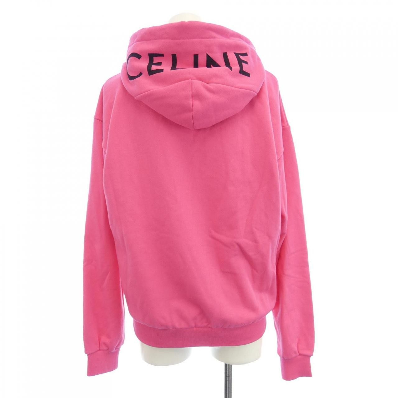 Celine Celine Celine 2Y499052H Hoodie Cotton Sweatshirts & Hoodies 2Y499052H DUTY FREE for USA Size ONE SIZE - 2 Thumbnail