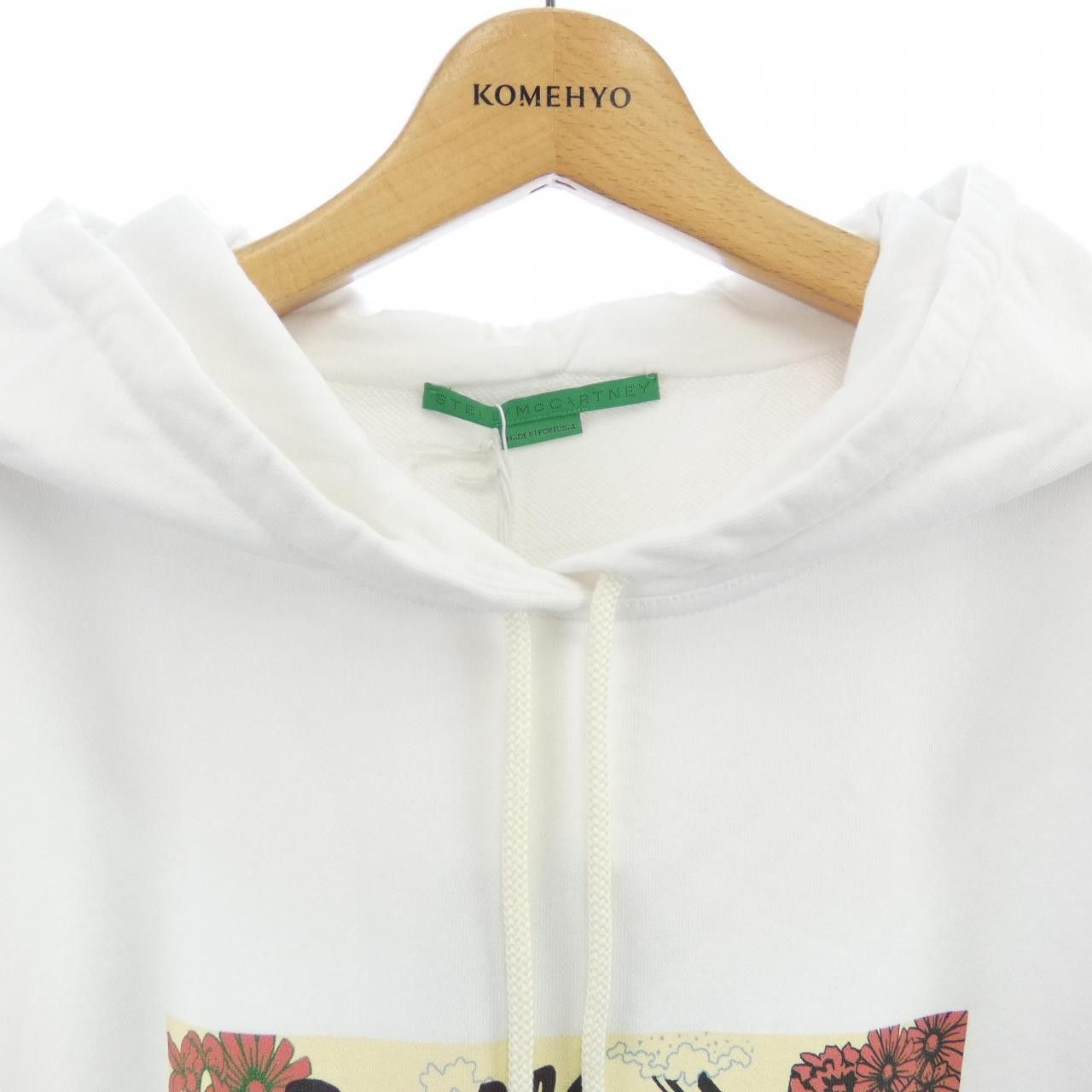 Stella McCartney Stella Mccartney Stella McCartney Record Hoodie Cotton Sweatshirts & Hoodies DUTY FREE for USA Size ONE SIZE - 5 Thumbnail