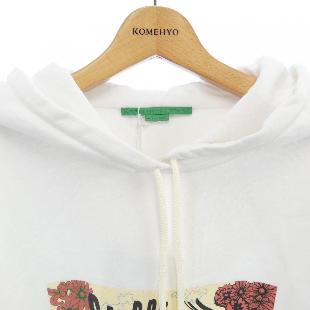 Stella McCartney Stella Mccartney Stella McCartney Record Hoodie Cotton Sweatshirts & Hoodies DUTY FREE for USA Size ONE SIZE - 5 Thumbnail