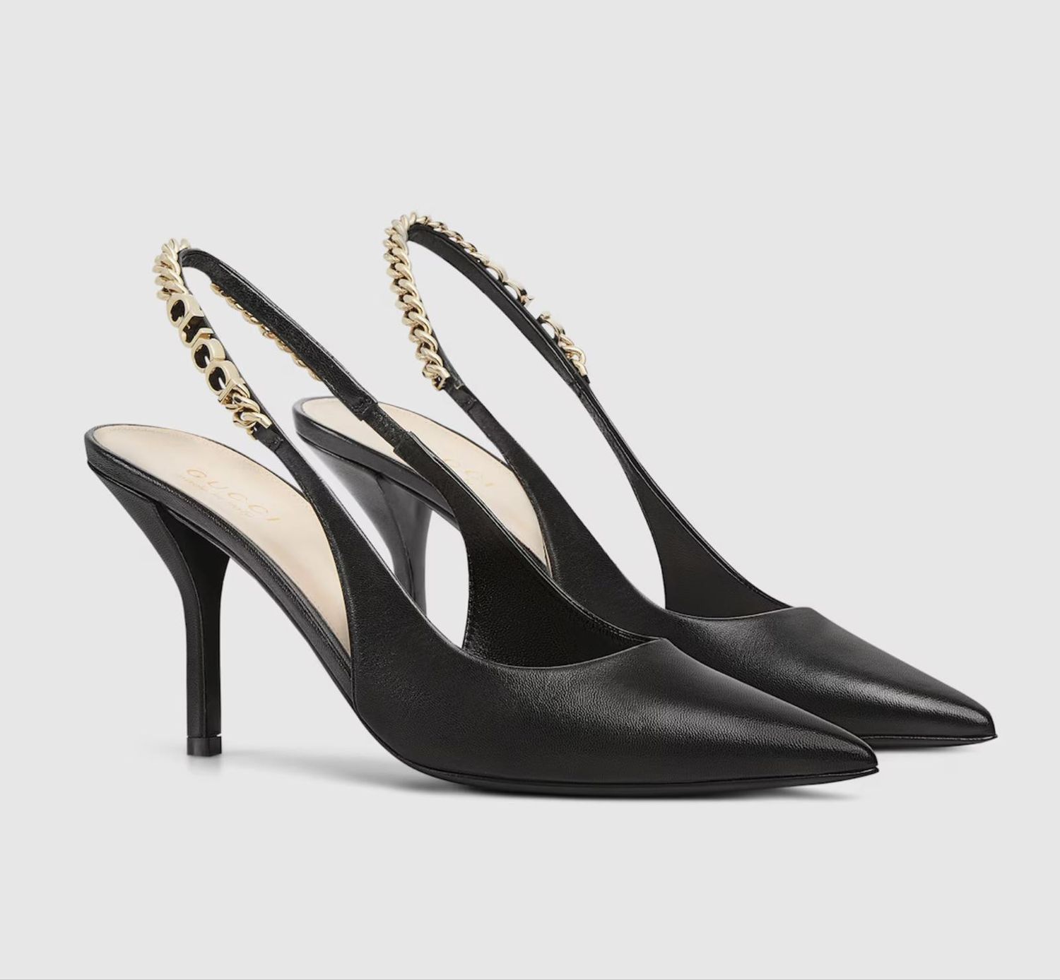 gucci signoria slingback pump black