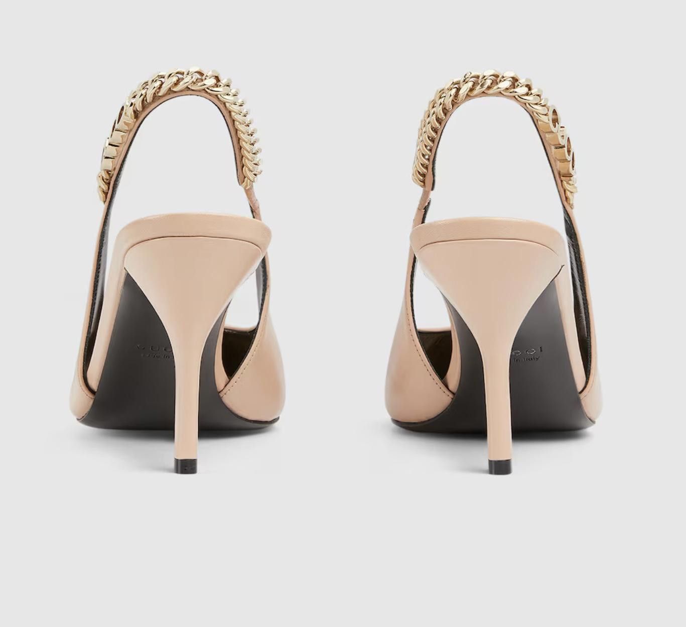 Gucci gucci signoria slingback pump beige Size US 5 / IT 35 - 2 Thumbnail