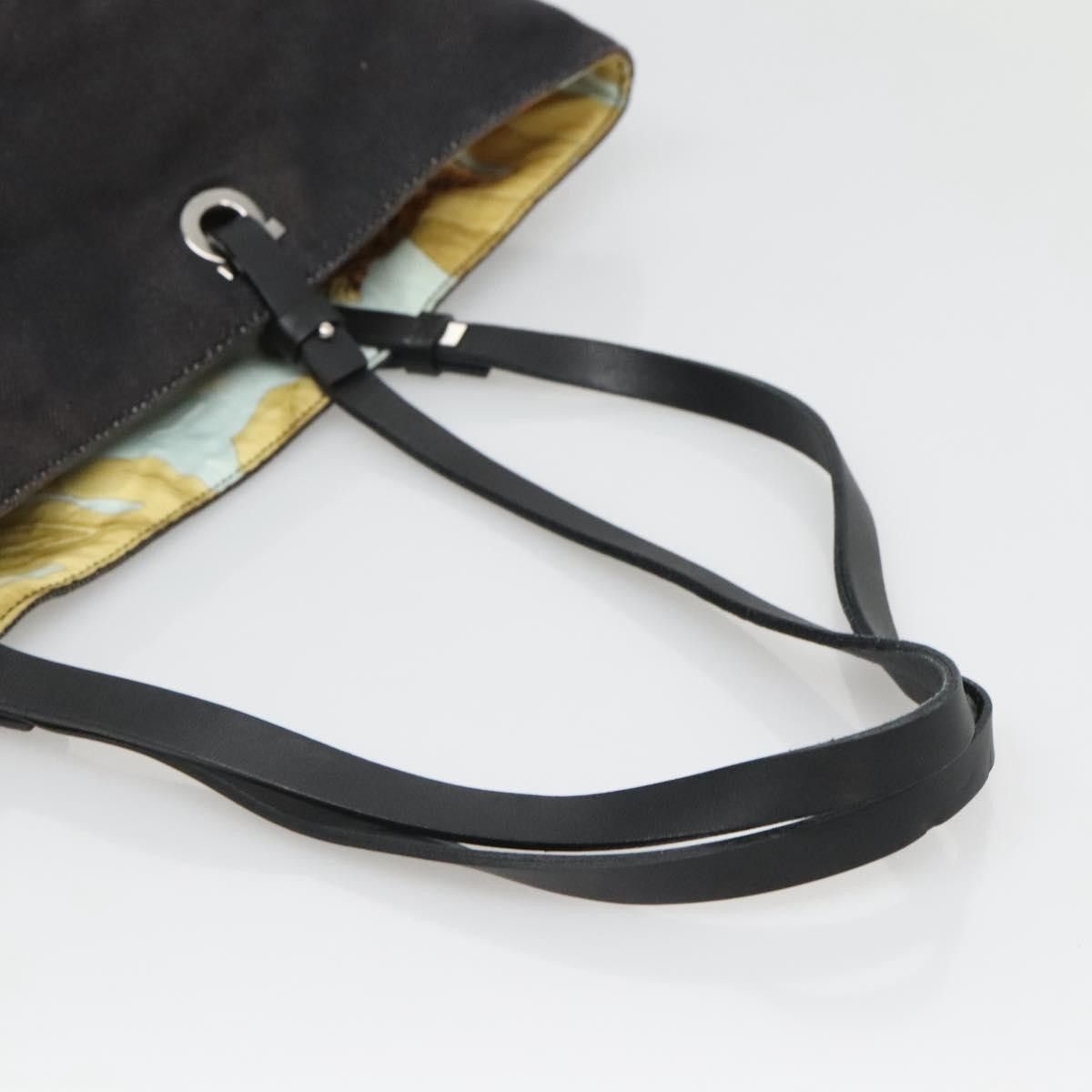 Salvatore Ferragamo Salvatore Ferragamo Gancini Tote Canvas Size ONE SIZE - 7 Thumbnail