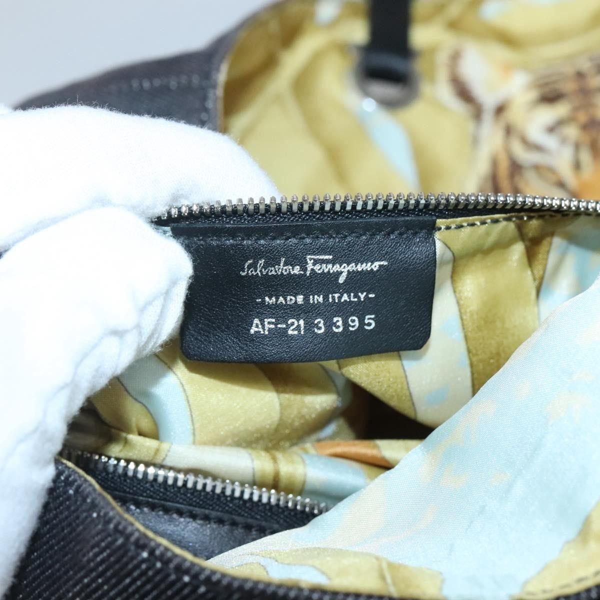 Salvatore Ferragamo Salvatore Ferragamo Gancini Tote Canvas Size ONE SIZE - 6 Thumbnail