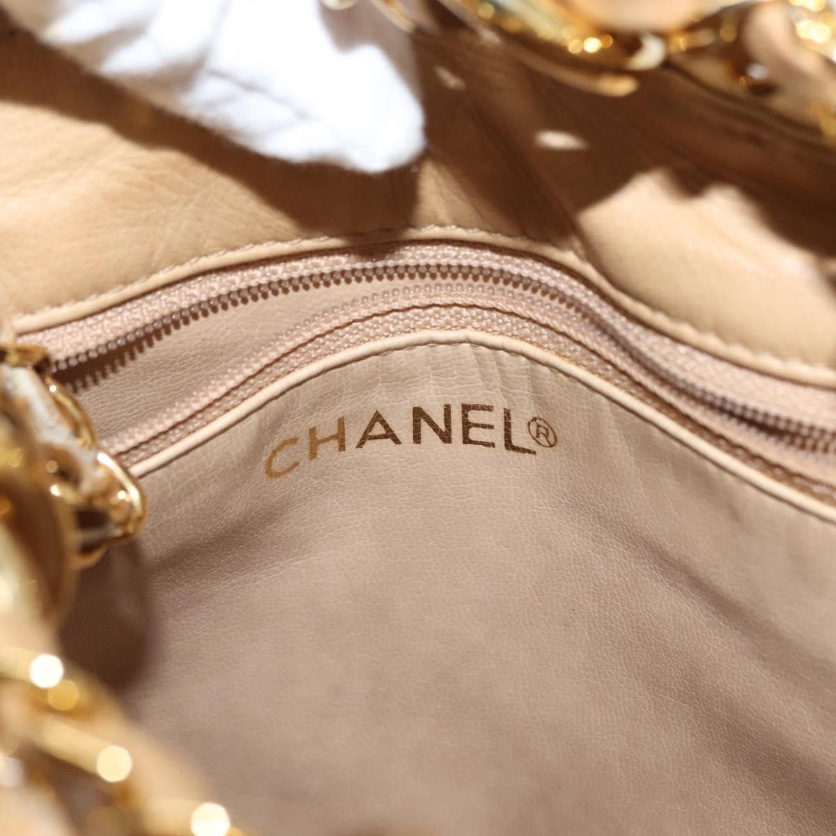Chanel Chanel Vintage Drawstring Chain Bucket Bag Quilted Canvas Size ONE SIZE - 6 Thumbnail