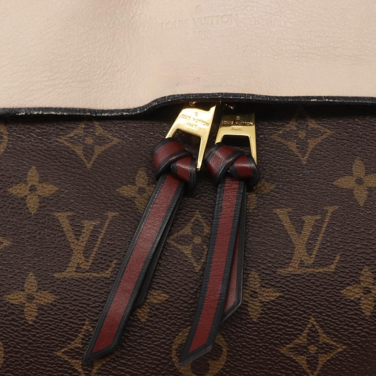 Louis Vuitton Louis Vuitton Tuileries Besace Bag Monogram Canvas with Leather Size ONE SIZE - 13 Thumbnail