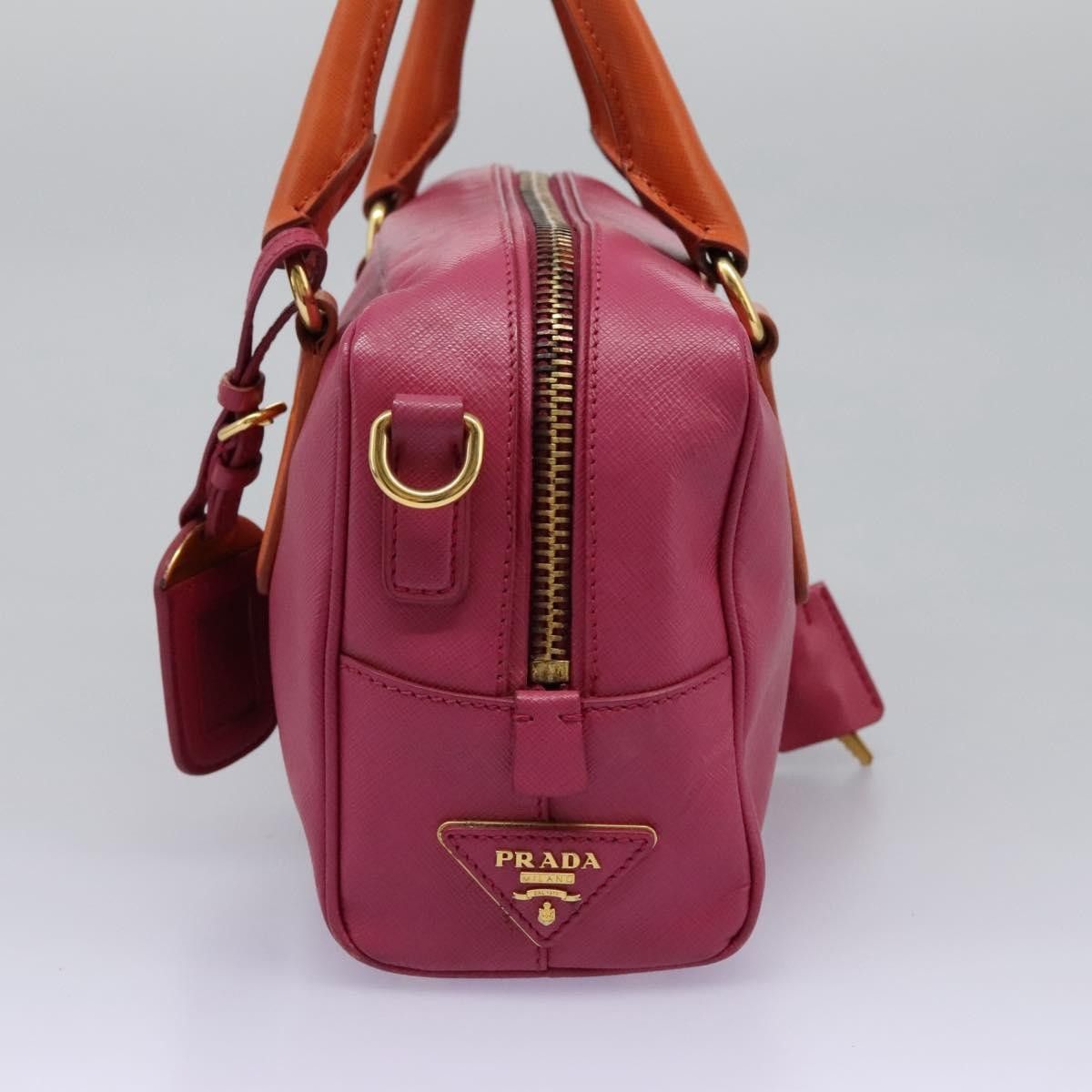 Prada Prada Vintage Bauletto Bag Leather Size ONE SIZE - 4 Thumbnail