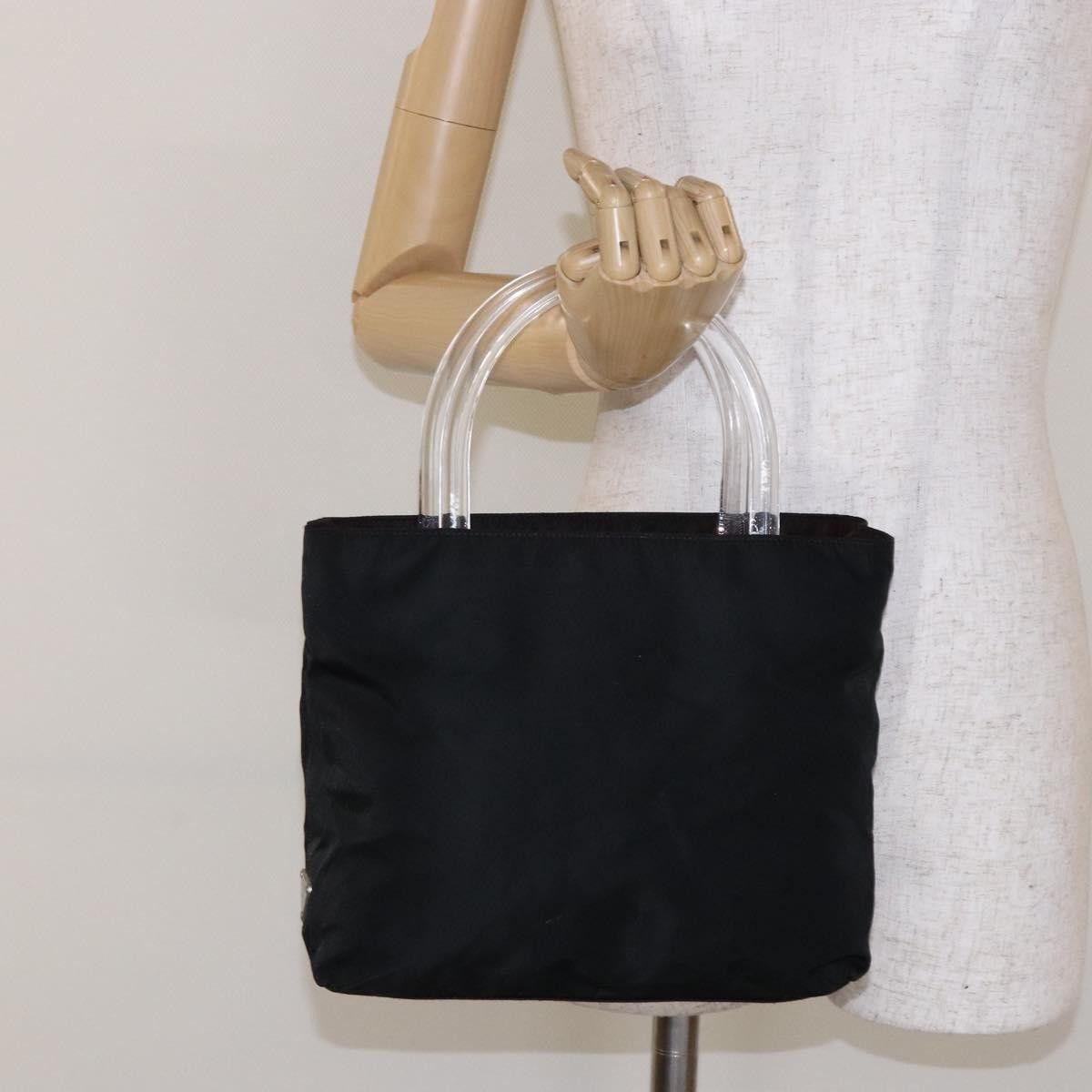 Prada Prada Resin Handle Tote Tessuto Size ONE SIZE - 15 Thumbnail