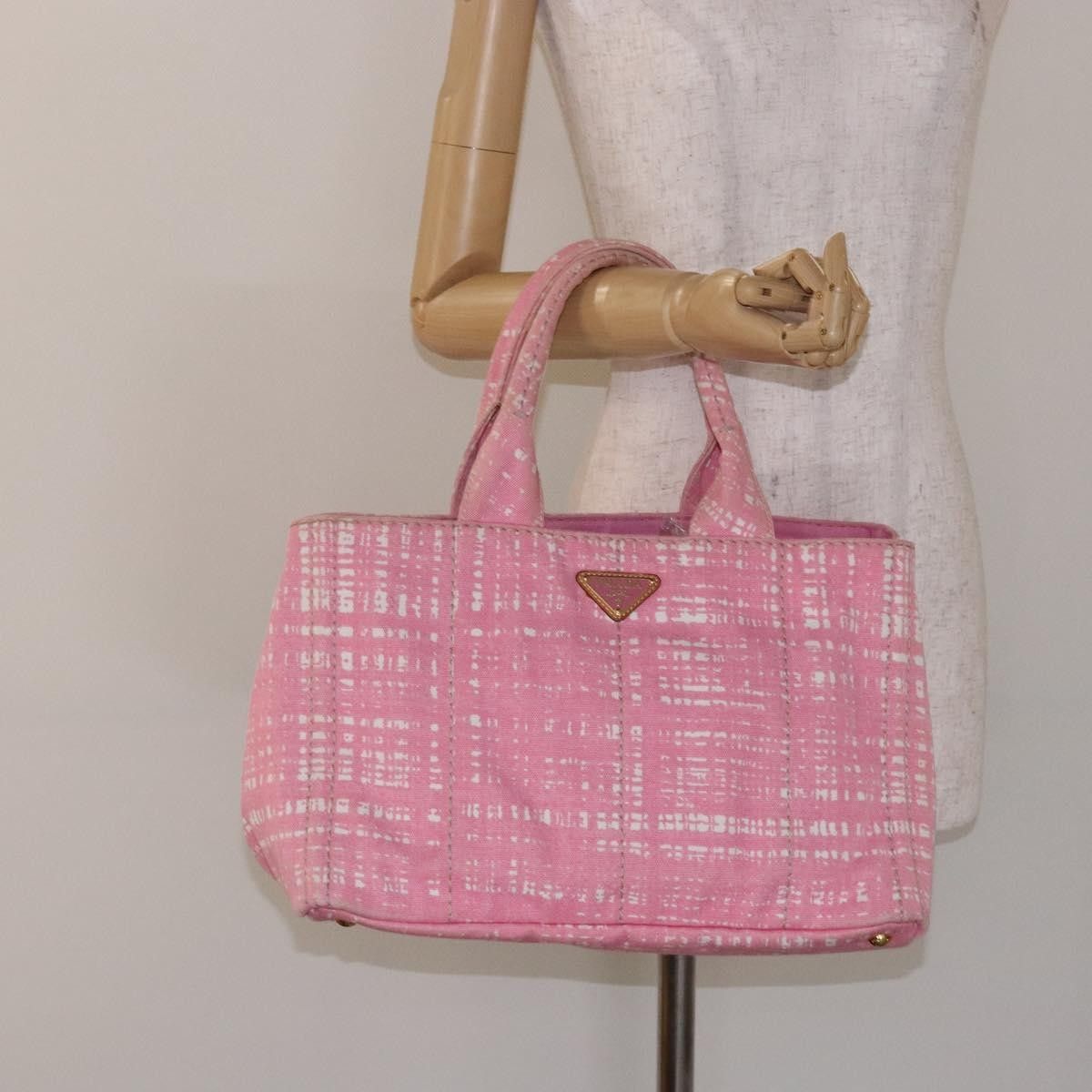 Prada Prada Canapa Open Tote Canvas Size ONE SIZE - 14 Thumbnail