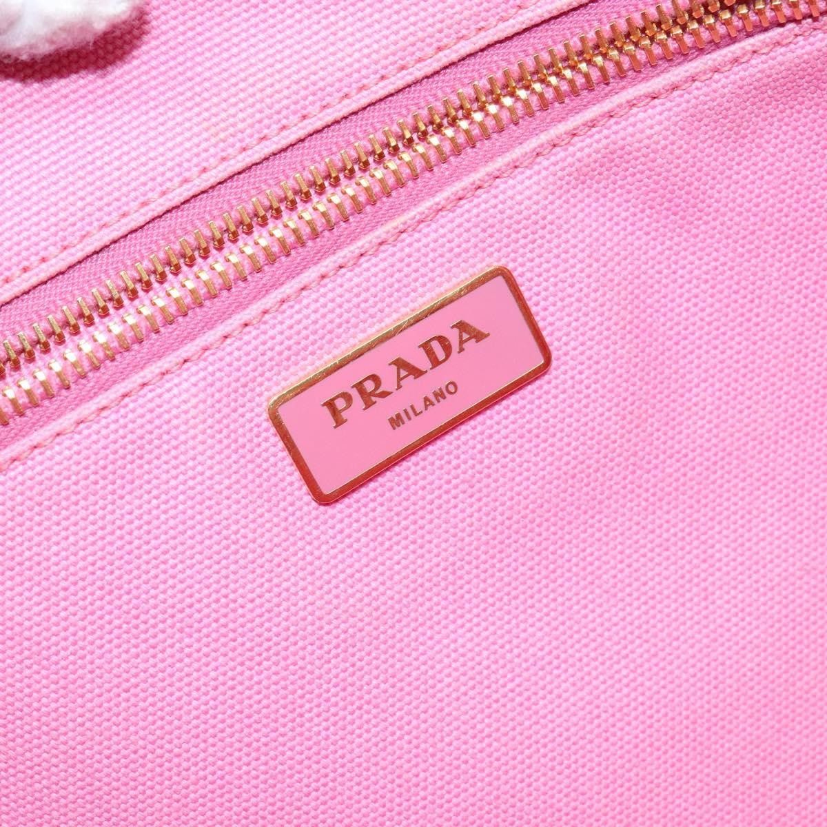 Prada Prada Canapa Open Tote Canvas Size ONE SIZE - 6 Thumbnail