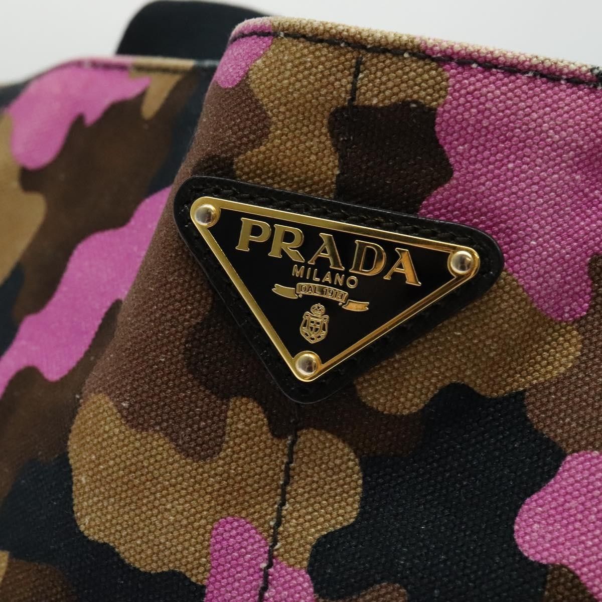 Prada Prada Canapa Open Tote Canvas Size ONE SIZE - 19 Thumbnail