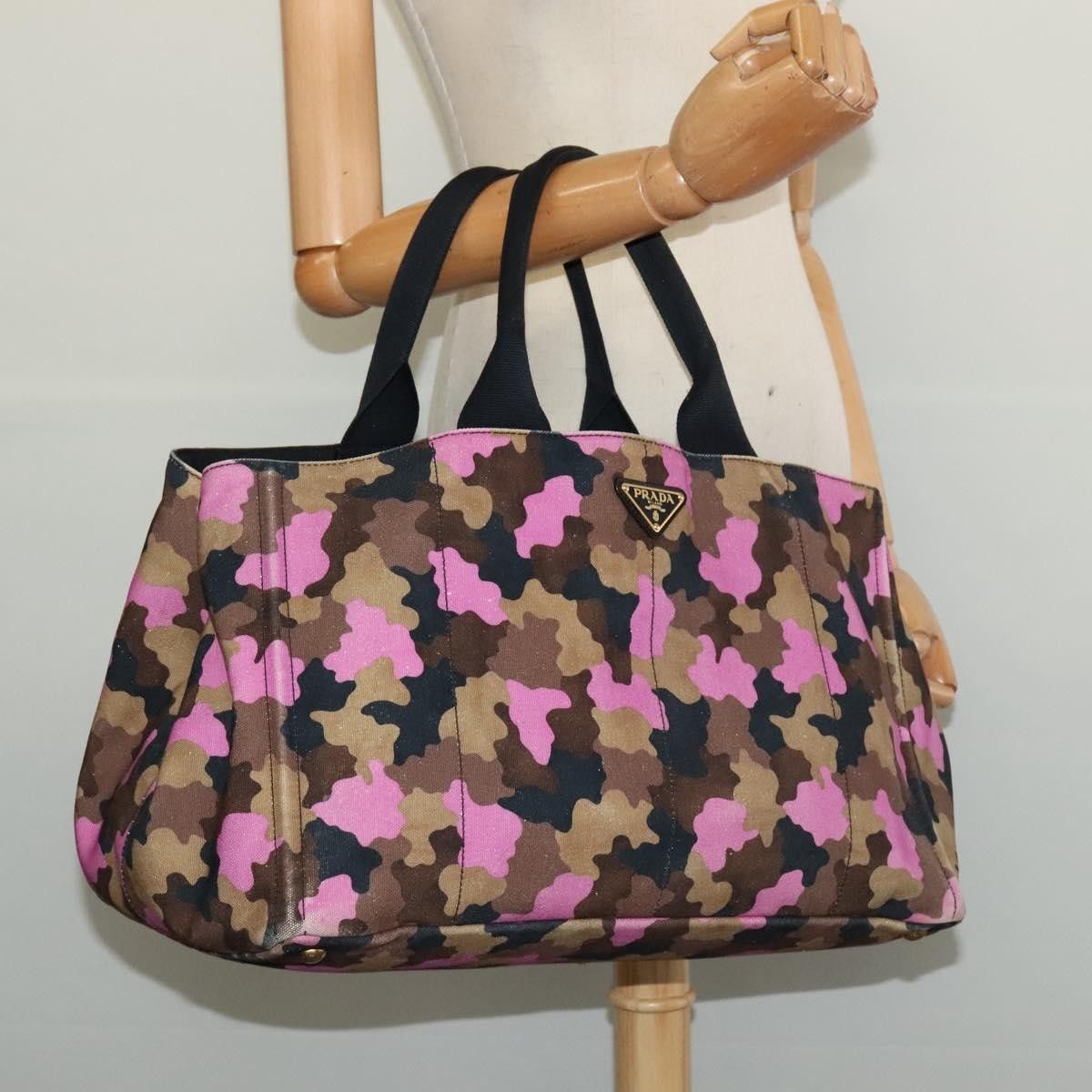Prada Prada Canapa Open Tote Canvas Size ONE SIZE - 13 Thumbnail
