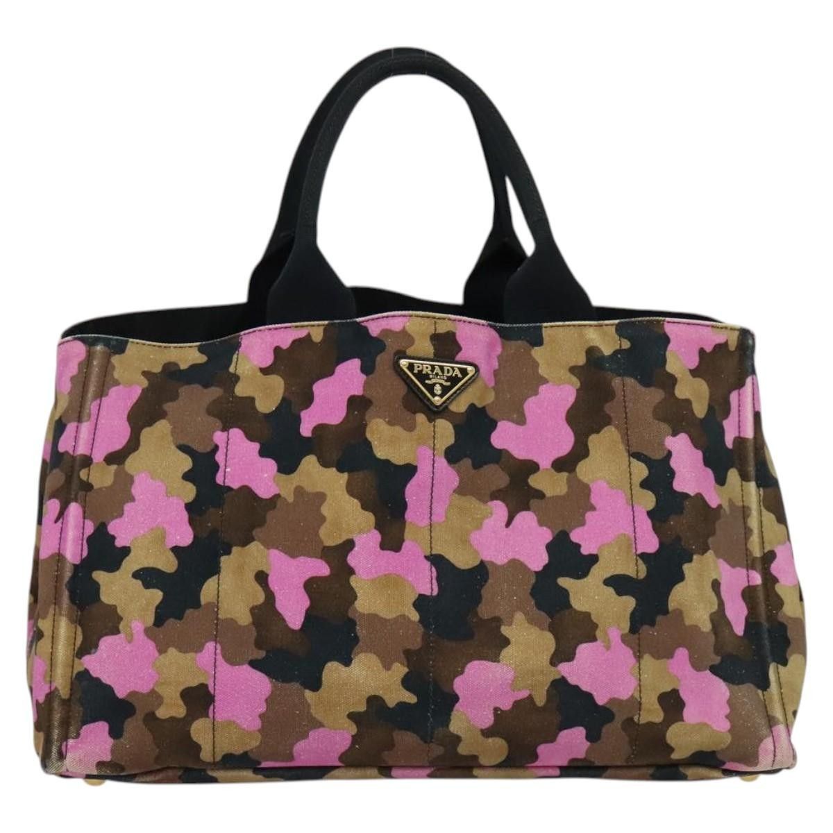 Prada Prada Canapa Open Tote Canvas Size ONE SIZE - 18 Thumbnail