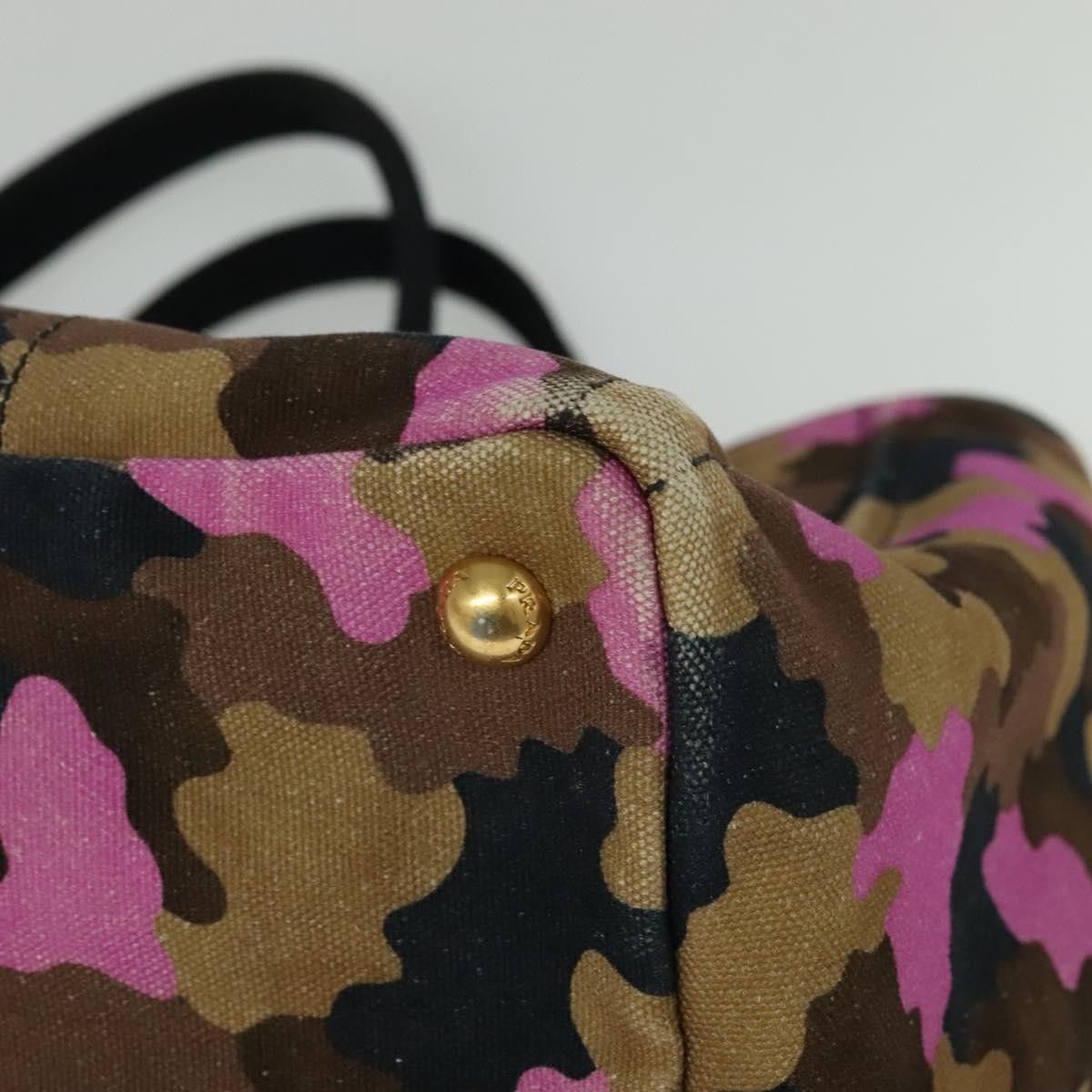 Prada Prada Canapa Open Tote Canvas Size ONE SIZE - 12 Thumbnail