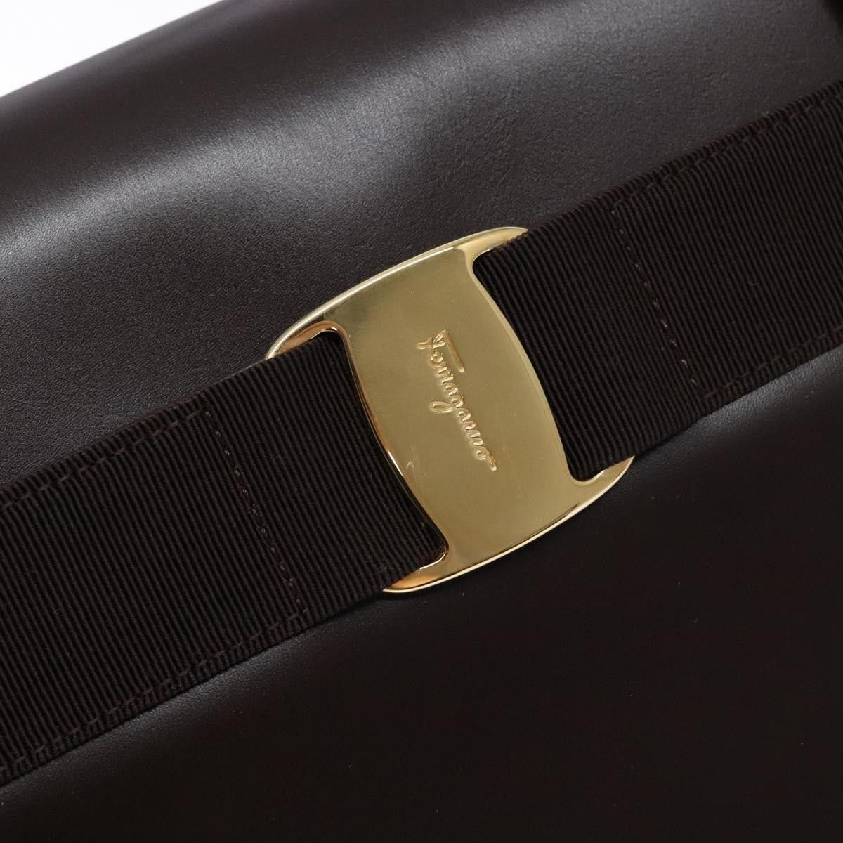 Salvatore Ferragamo Salvatore Ferragamo Vala Shoulder Bag Leather Size ONE SIZE - 12 Thumbnail