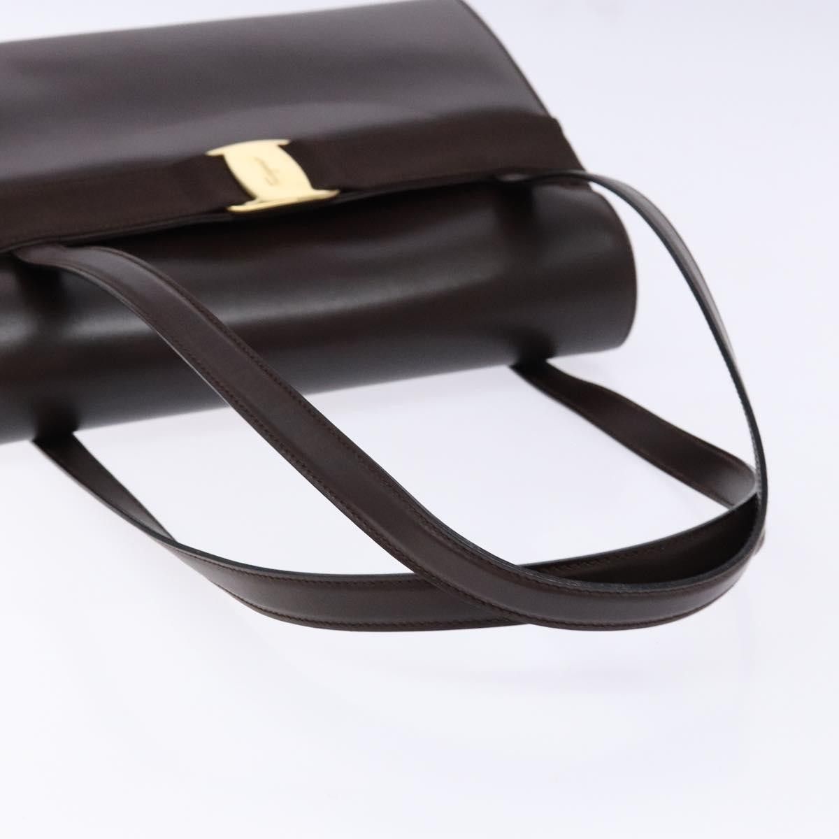 Salvatore Ferragamo Salvatore Ferragamo Vala Shoulder Bag Leather Size ONE SIZE - 7 Thumbnail