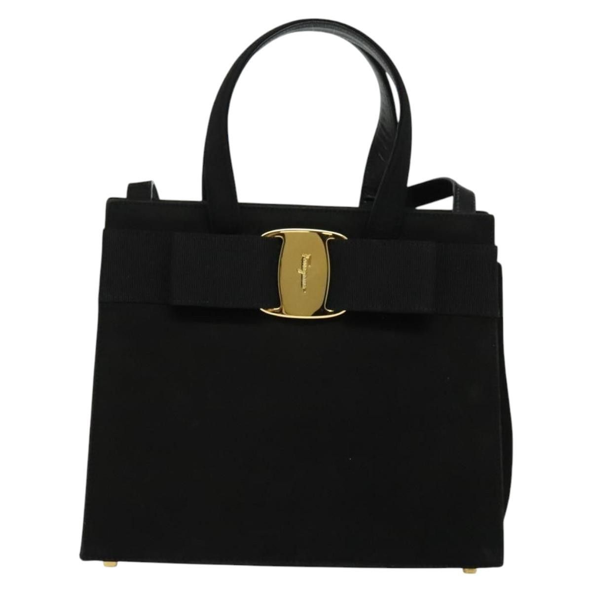 Salvatore Ferragamo Salvatore Ferragamo Convertible Vara Bow Tote Suede Size ONE SIZE - 18 Thumbnail