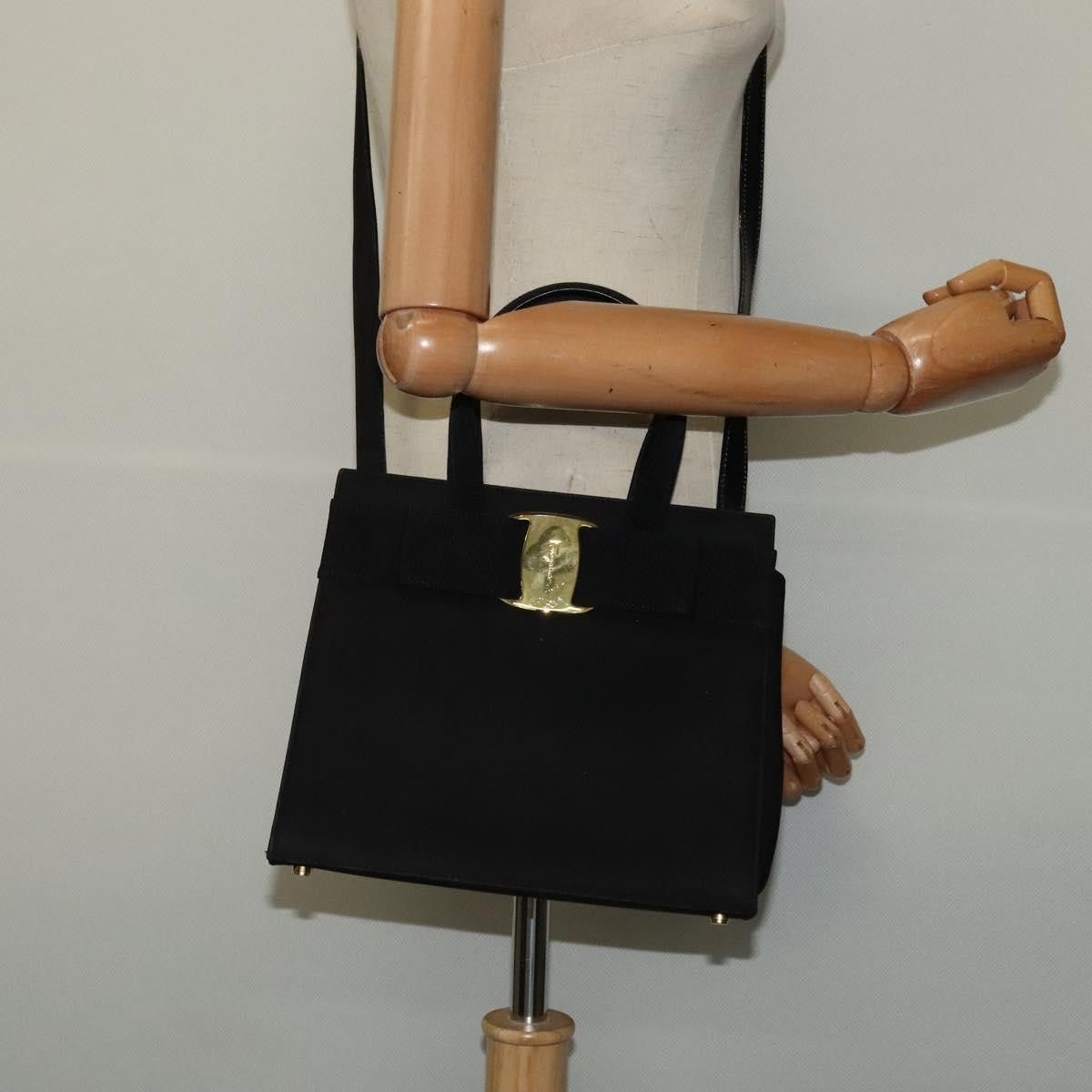 Salvatore Ferragamo Salvatore Ferragamo Convertible Vara Bow Tote Suede Size ONE SIZE - 13 Thumbnail