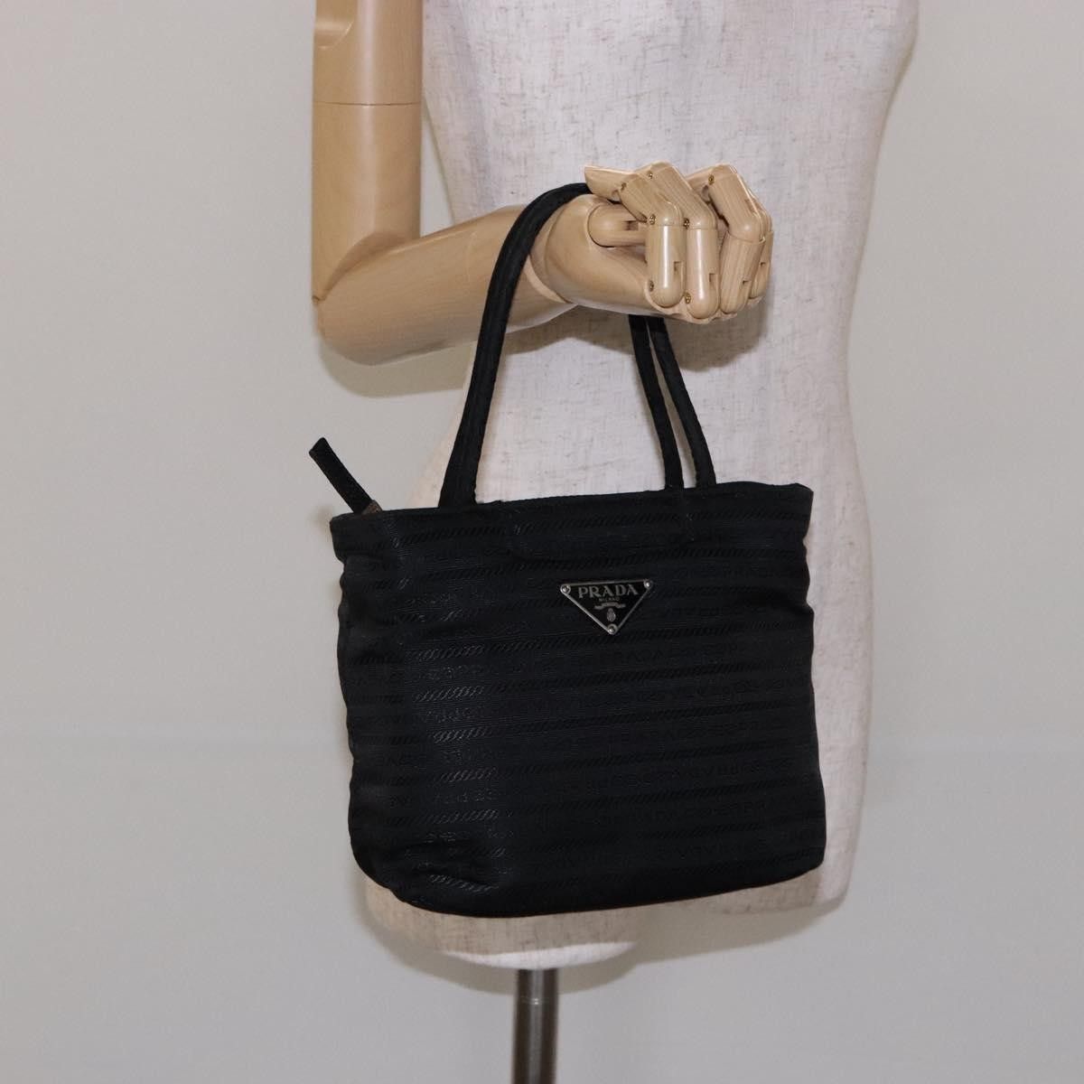 Prada Prada Vintage Zip Handbag Tessuto Size ONE SIZE - 14 Thumbnail