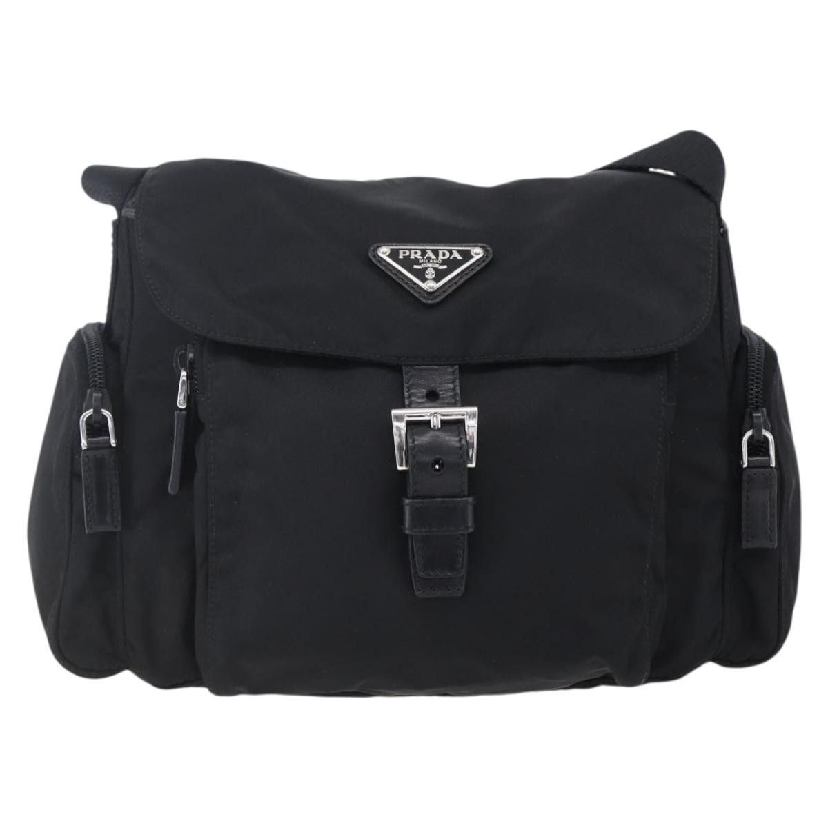 Prada Prada Side Pocket Flap Messenger Bag Tessuto Size ONE SIZE - 21 Thumbnail