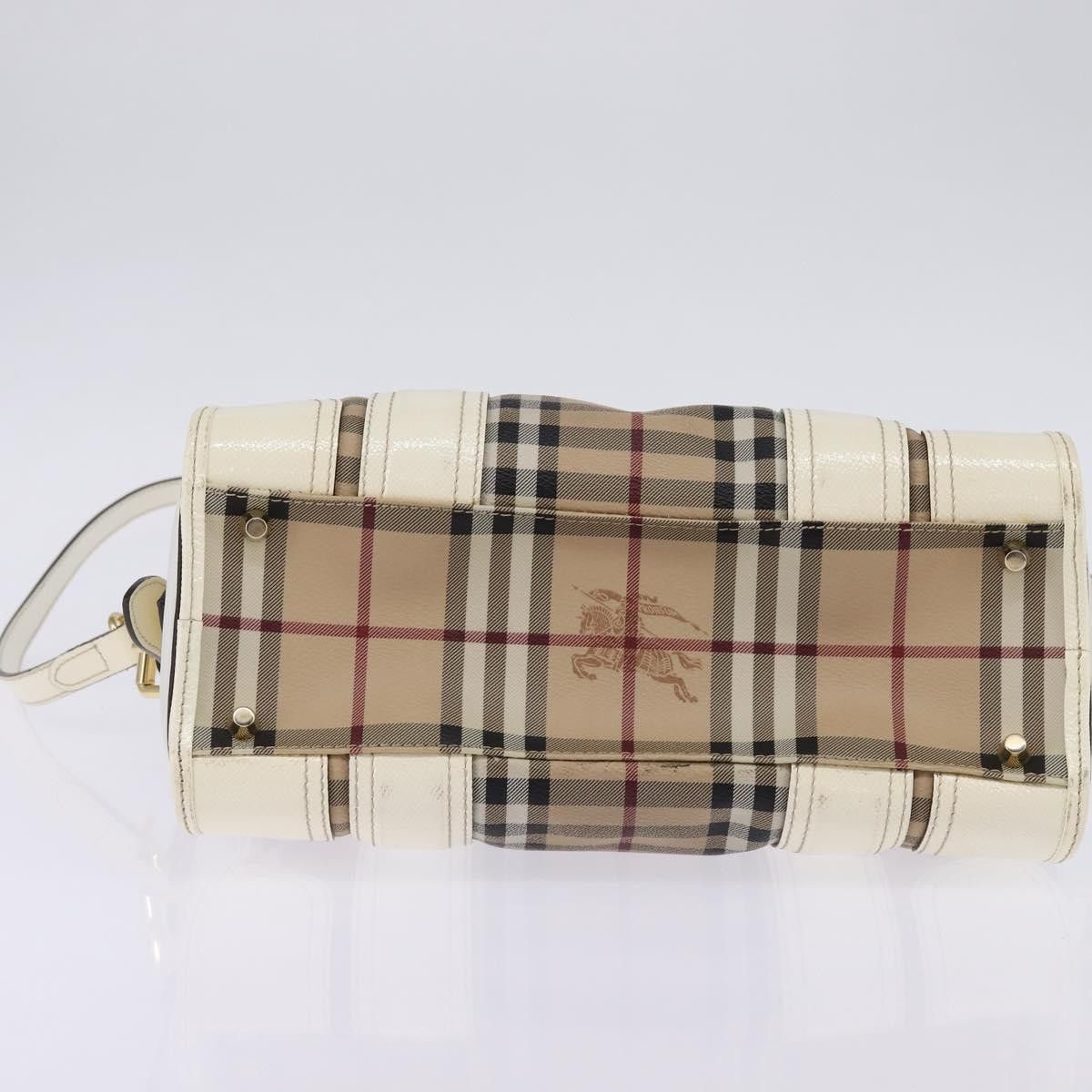 Burberry Burberry Minford Satchel Haymarket Coated Canvas Size ONE SIZE - 21 Thumbnail