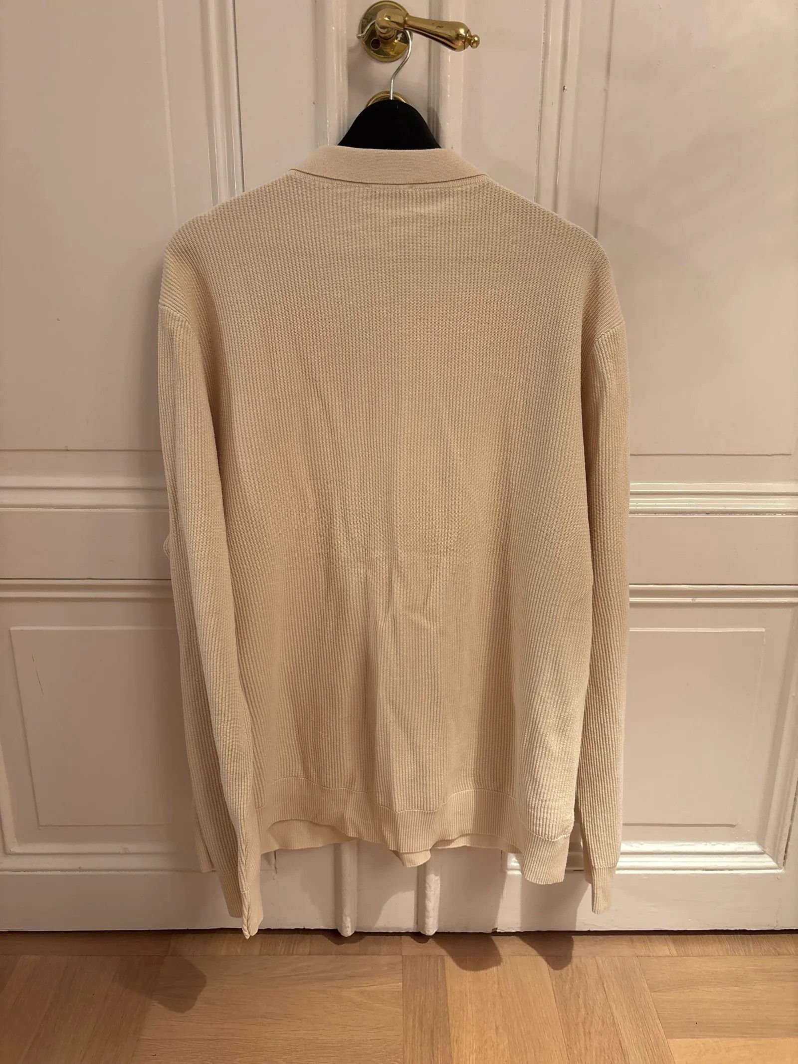 Sunspel Sunspel Waffle stitch jacket ecru Cardigan Size US XL / EU 56 / 4 - 5 Thumbnail