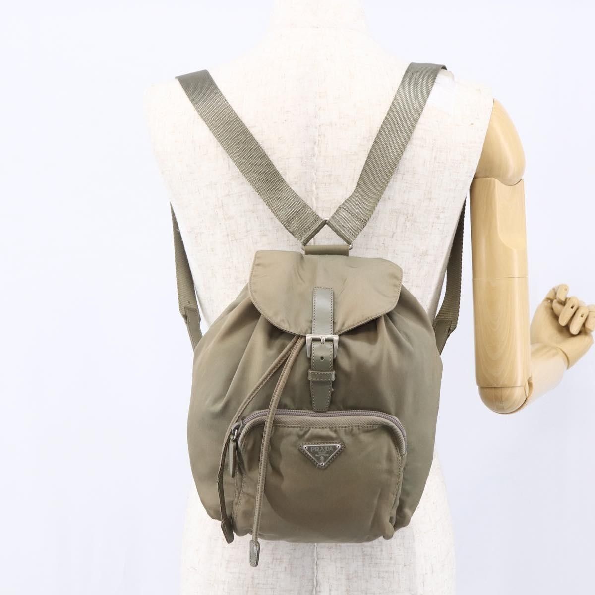 Prada Prada Front Pocket Buckle Backpack Nylon Size ONE SIZE - 15 Thumbnail