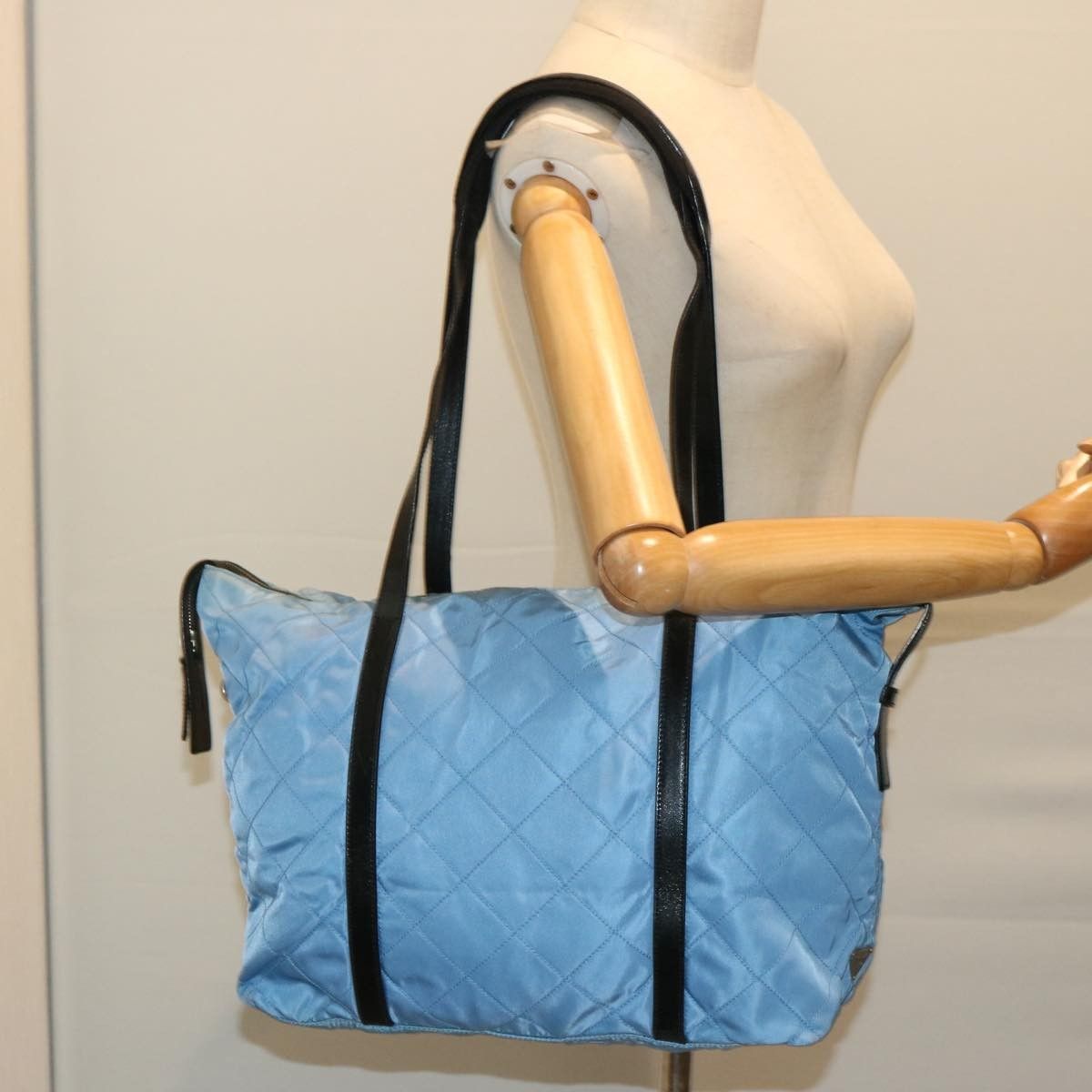 Prada Prada Vintage Zip Tote Tessuto Size ONE SIZE - 14 Thumbnail