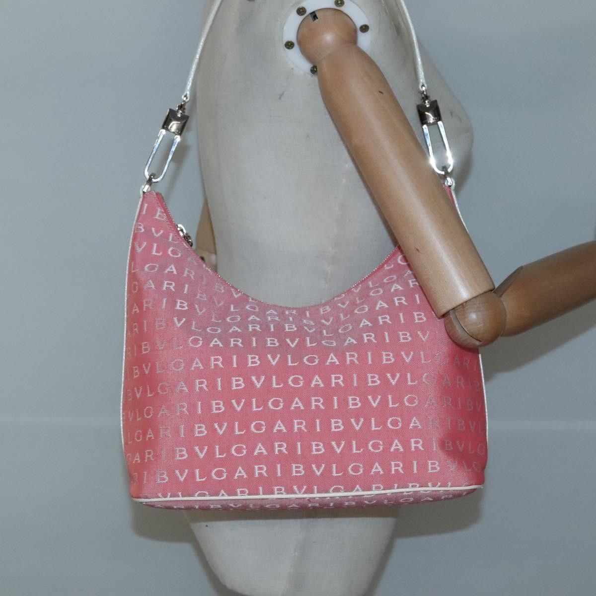 Bvlgari Bvlgari B.Zero1 Logomania Bag Canvas with Leather Size ONE SIZE - 15 Thumbnail
