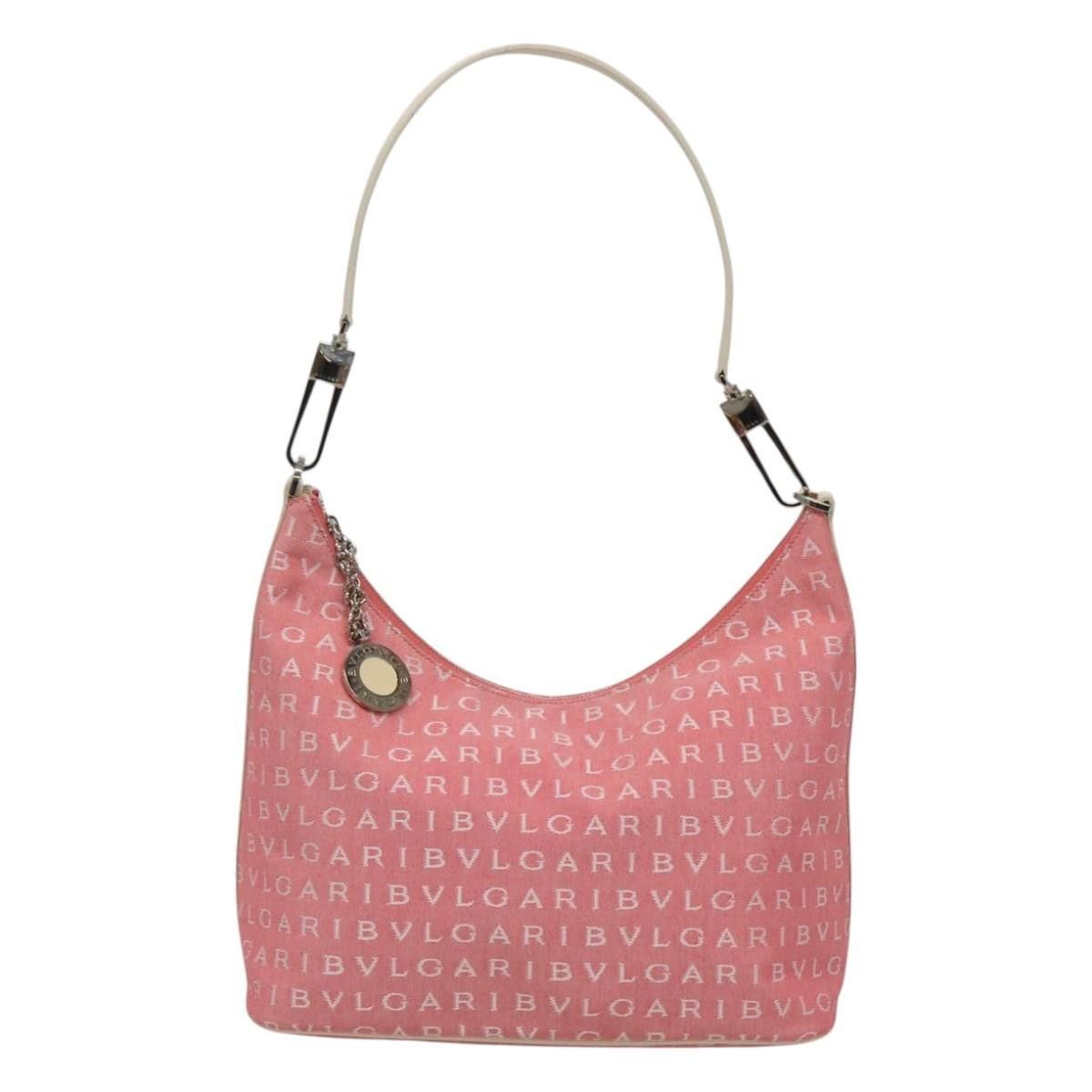 Bvlgari Bvlgari B.Zero1 Logomania Bag Canvas with Leather Size ONE SIZE - 18 Thumbnail