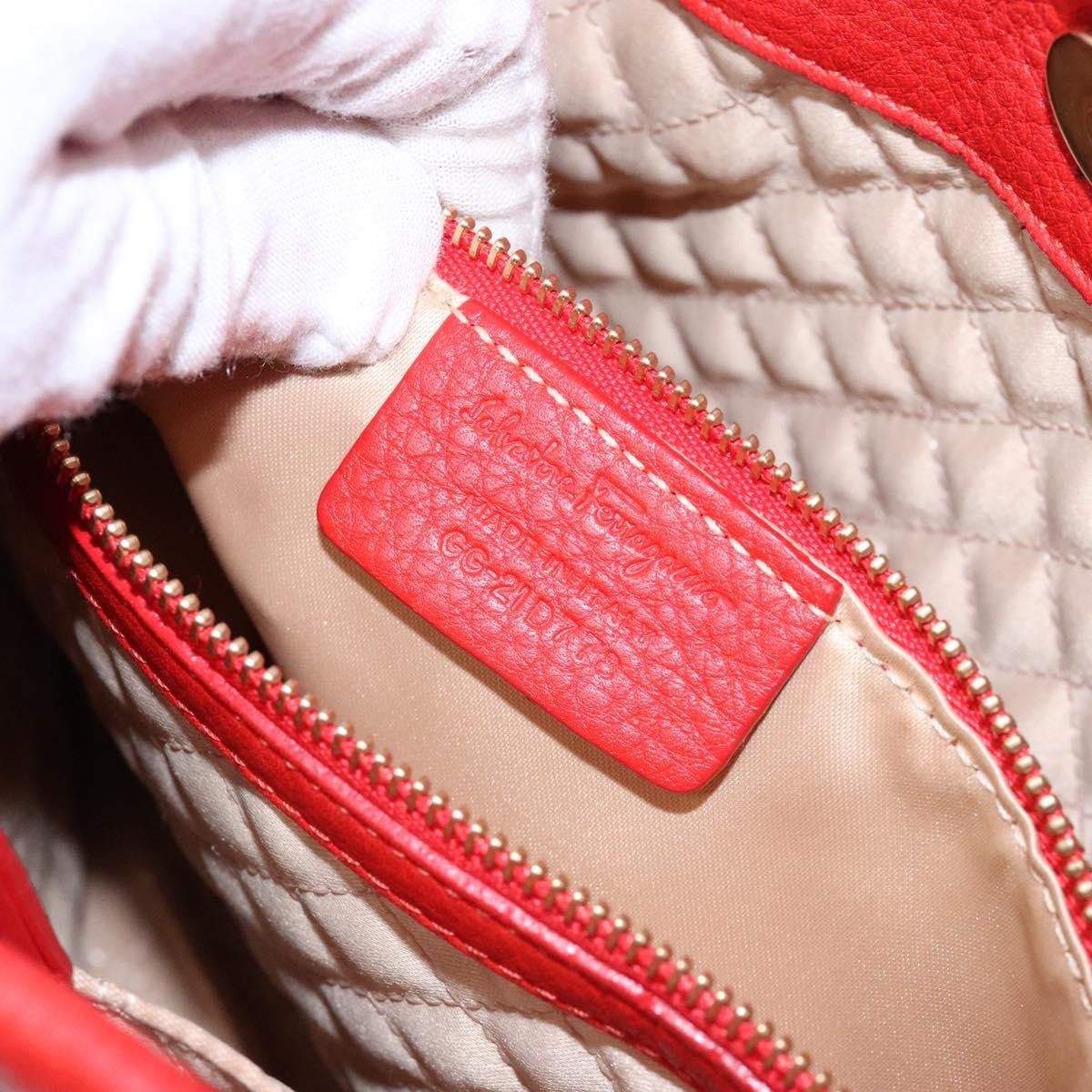 Salvatore Ferragamo Salvatore Ferragamo Vala Leather Size ONE SIZE - 7 Thumbnail