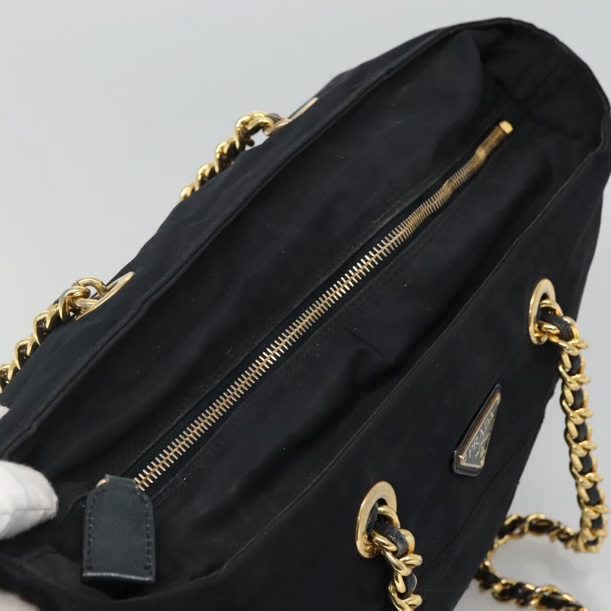 Prada Prada Chain Zip Tote Quilted Tessuto Size ONE SIZE - 14 Thumbnail