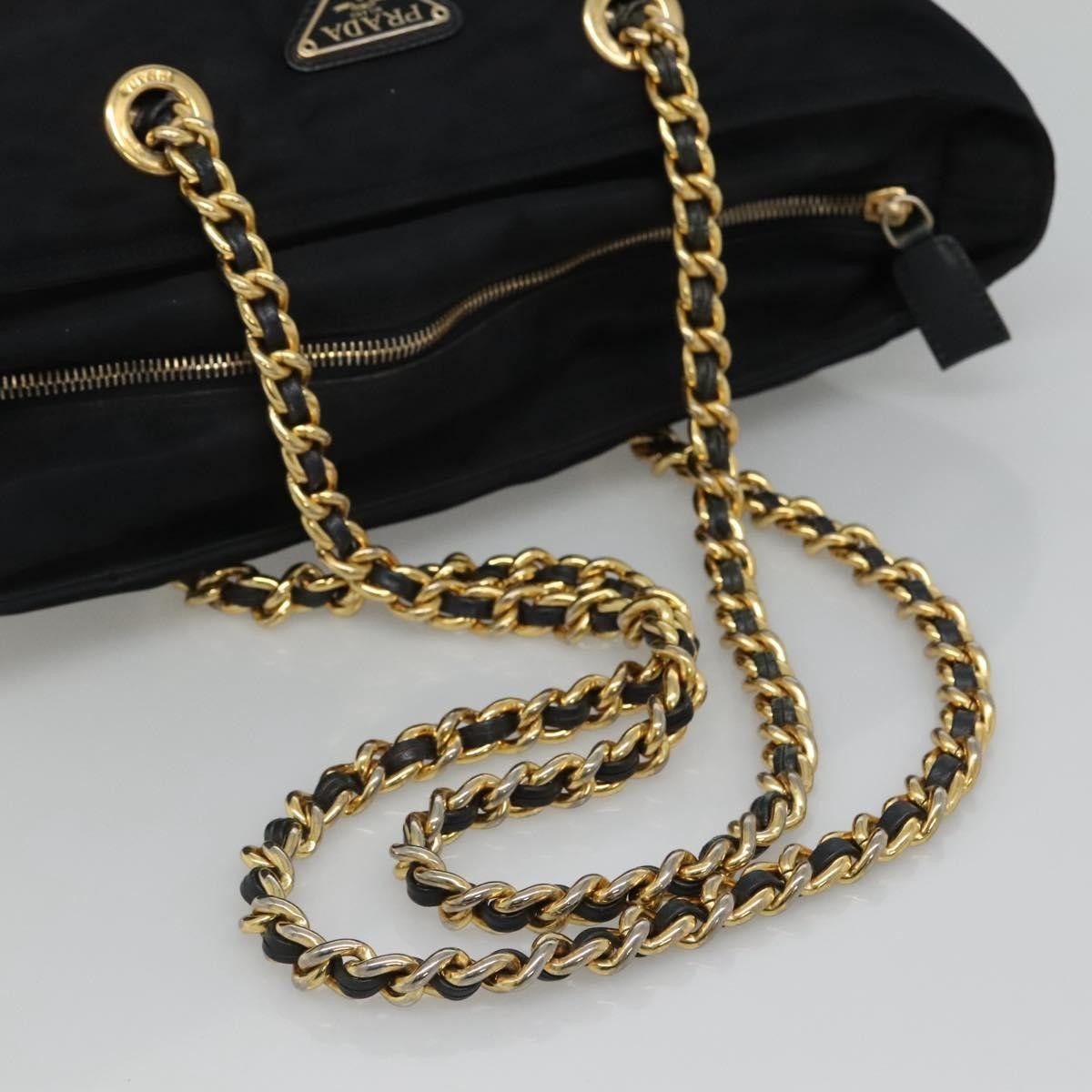 Prada Prada Chain Zip Tote Quilted Tessuto Size ONE SIZE - 8 Thumbnail
