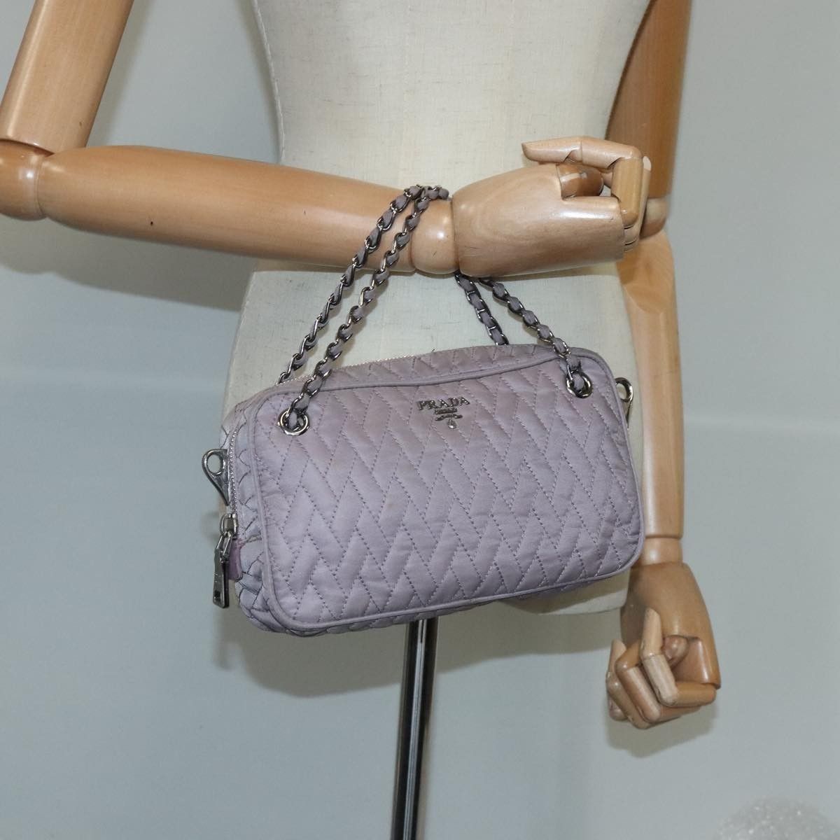 Prada Prada Camera Bag Quilted Tessuto Size ONE SIZE - 13 Thumbnail