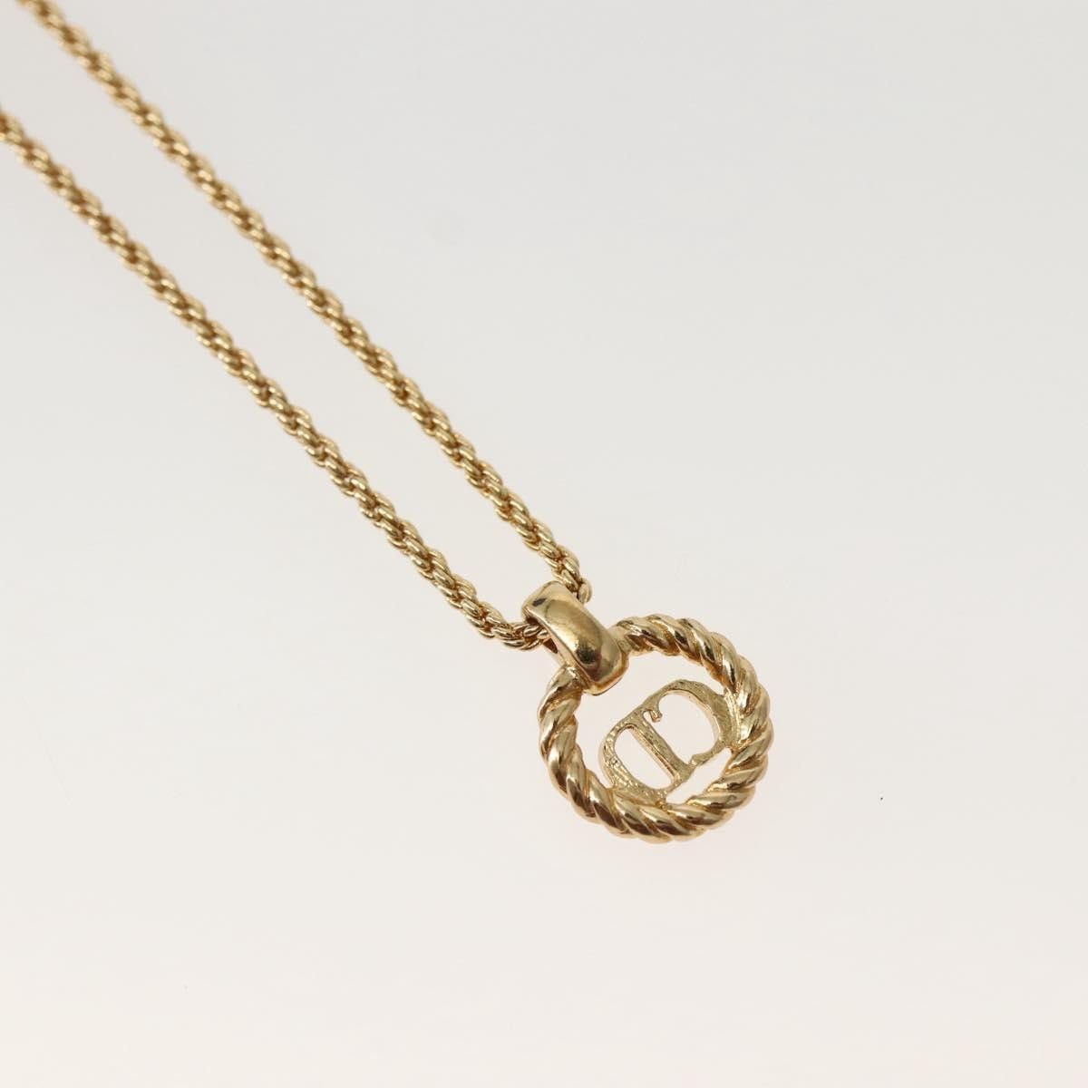 Dior Christian Dior CD Pendant Necklace Metal Size ONE SIZE - 11 Thumbnail