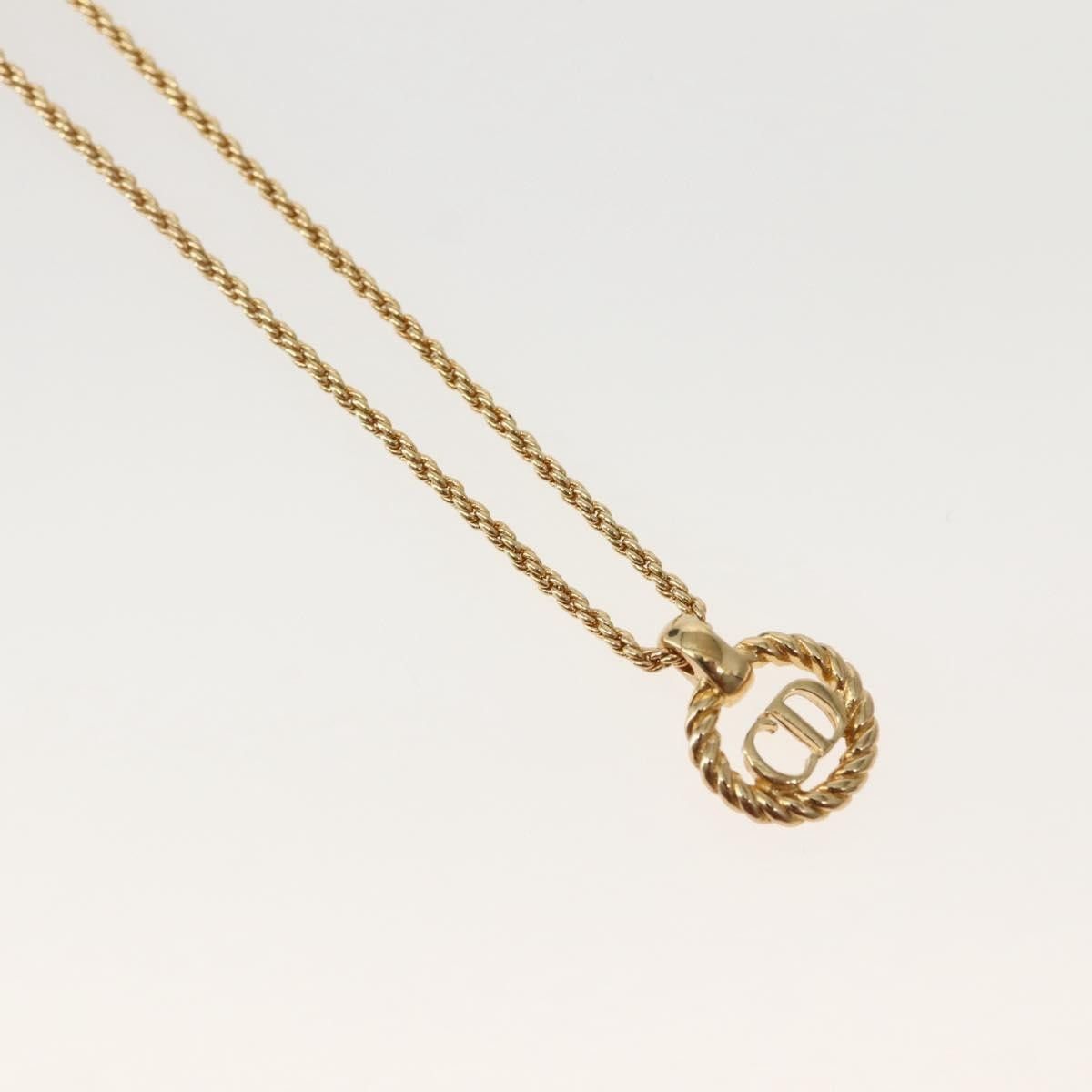 Dior Christian Dior CD Pendant Necklace Metal Size ONE SIZE - 7 Thumbnail